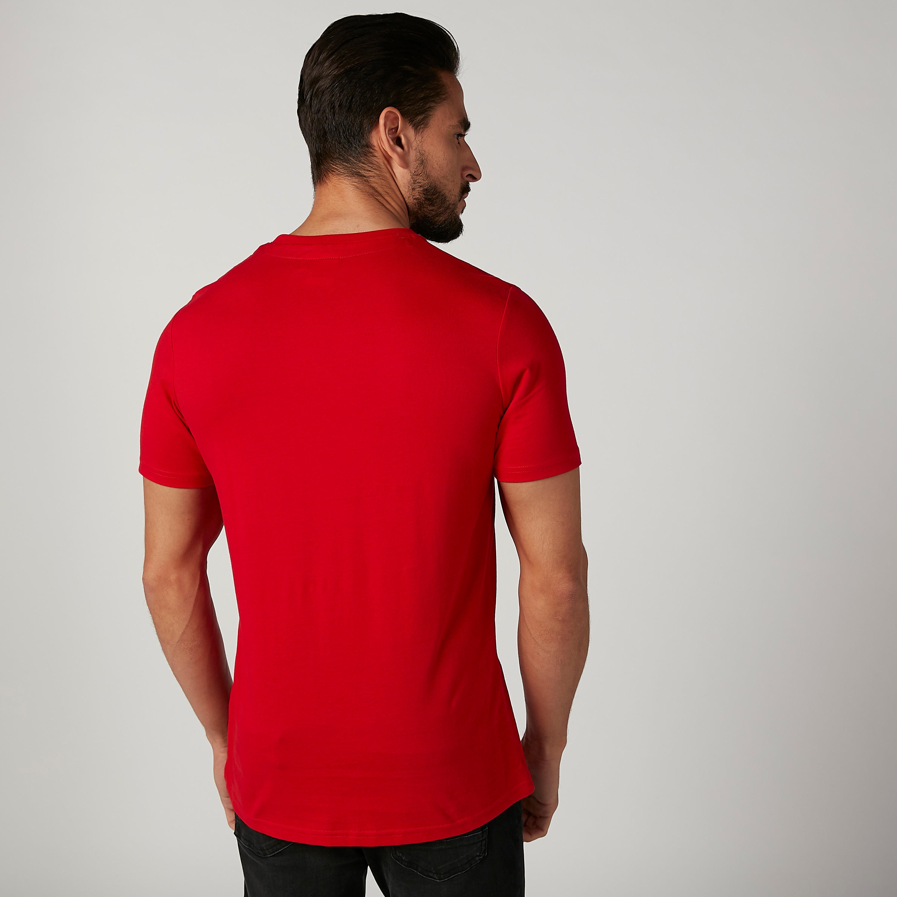 تيشيرت مستدام سليم بياقة ضيّقة وطبعات سمايلي وورلد -men-clothing-tshirtsandpolos-tshirts-image-2
