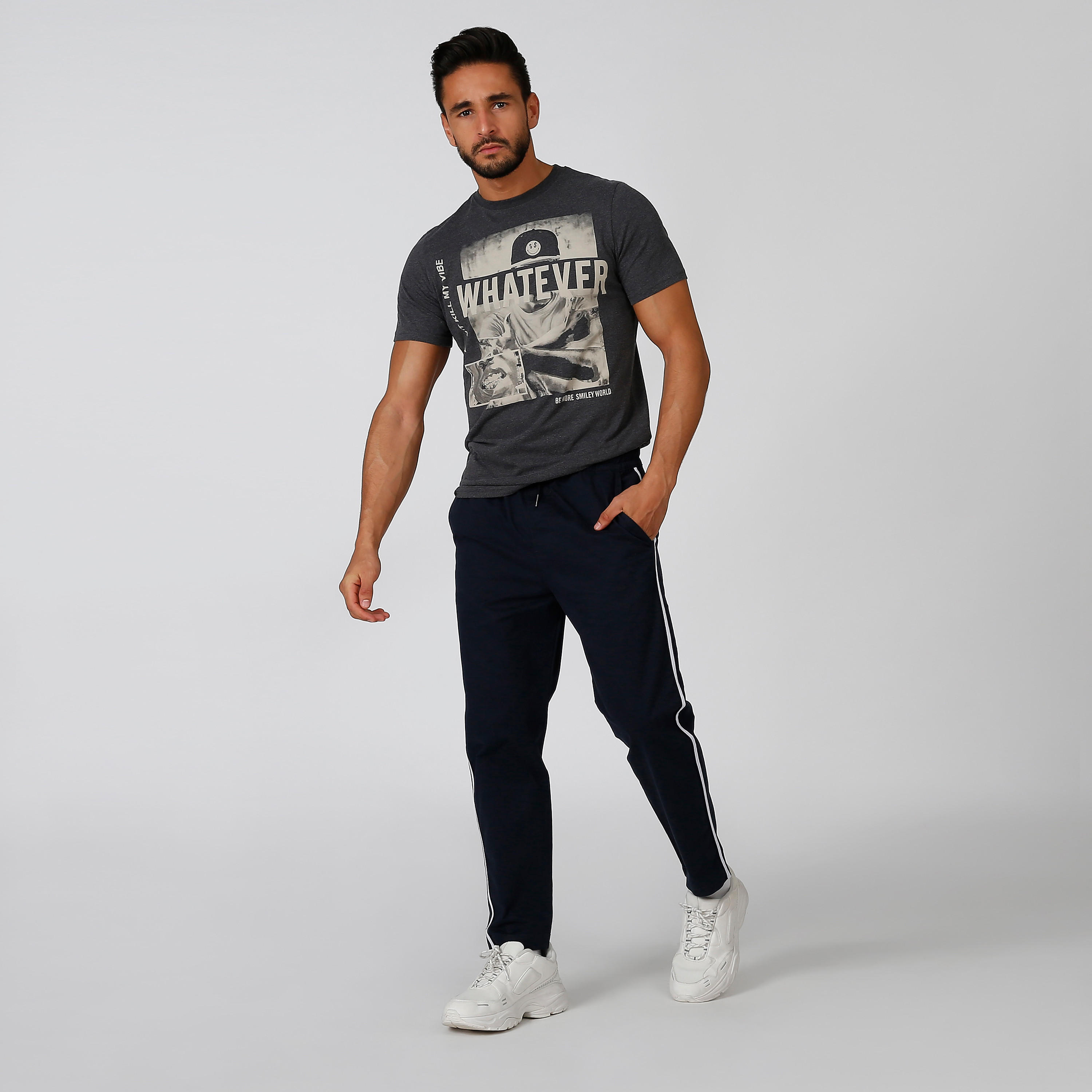 Sustainable Slim Fit Printed T-shirt with Short Sleeves-men-clothing-tshirtsandpolos-tshirts-image-2