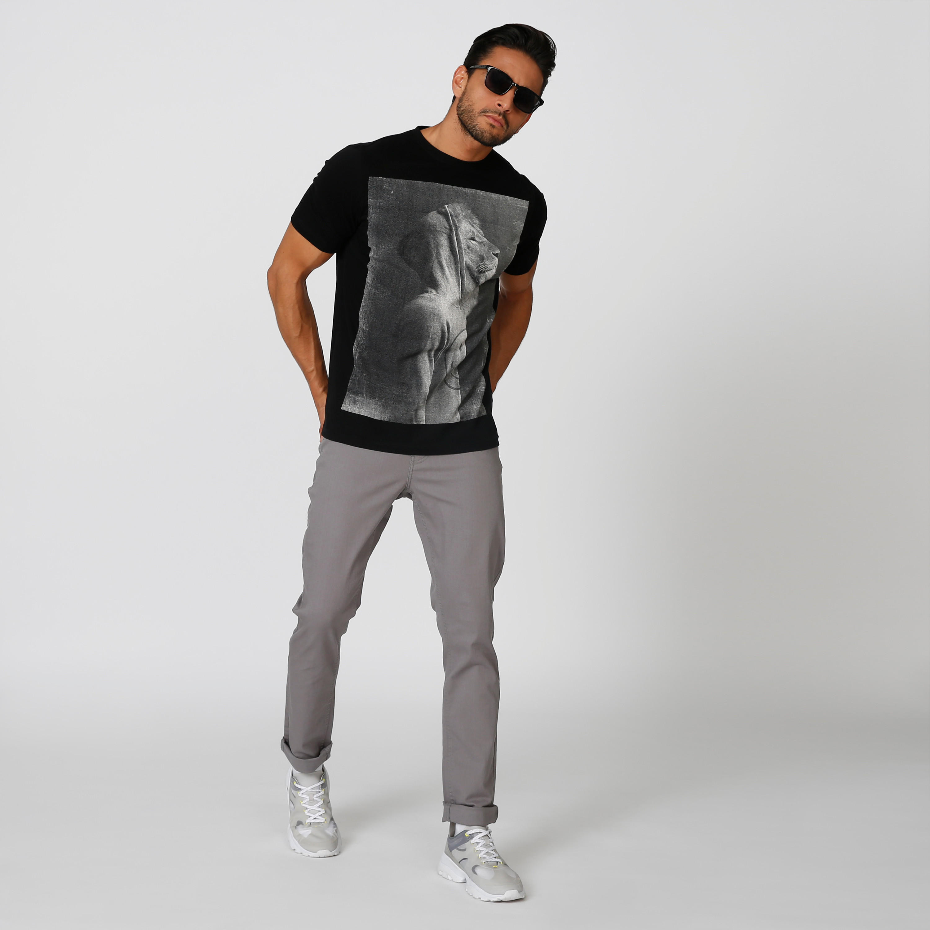 Sustainable Slim Fit  Printed T-shirt with Short Sleeves-men-clothing-tshirtsandpolos-tshirts-image-2