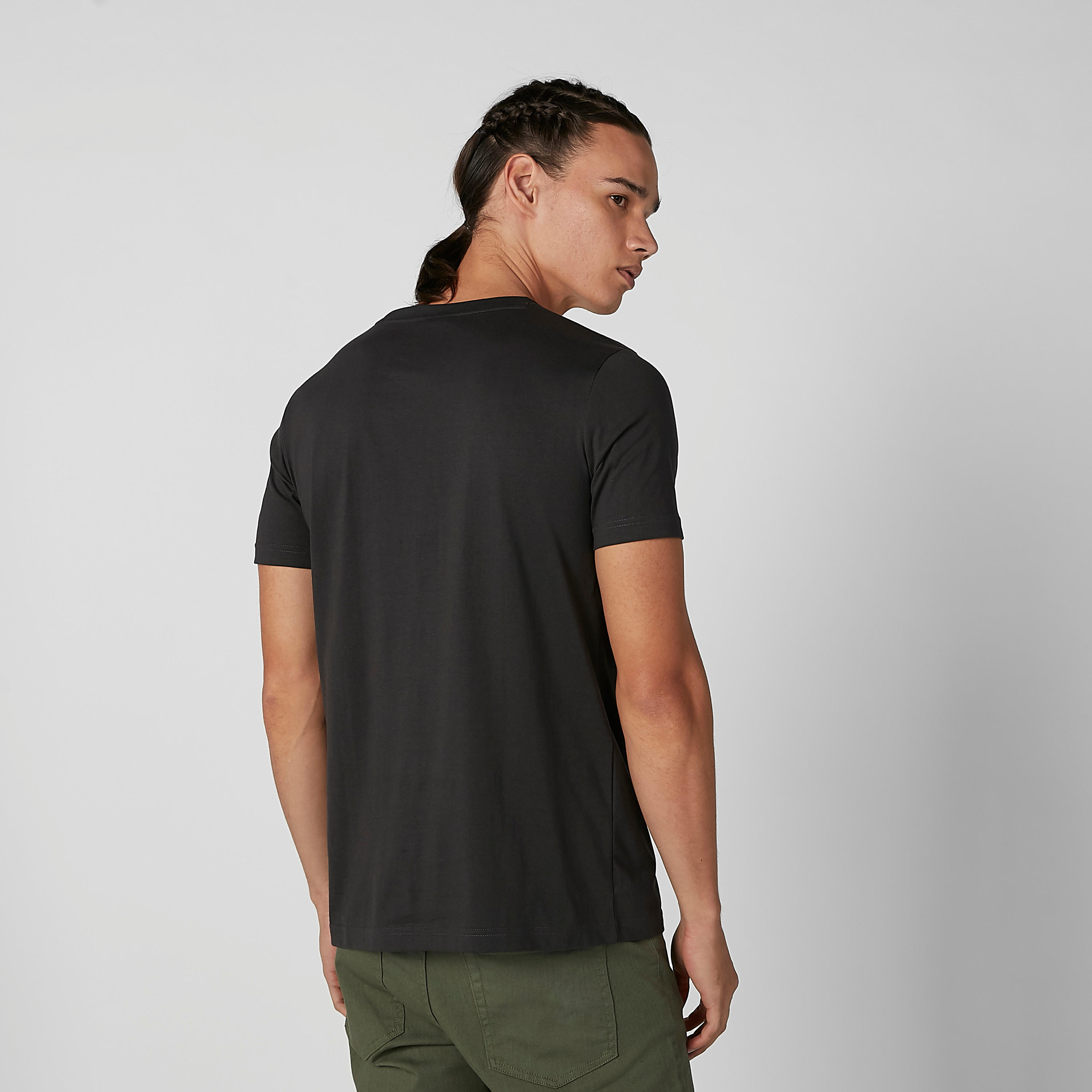 تيشيرت مستدام سليم بياقة مستديرة وطبعات سمايلي وورلد-men-clothing-tshirtsandpolos-tshirts-image-3