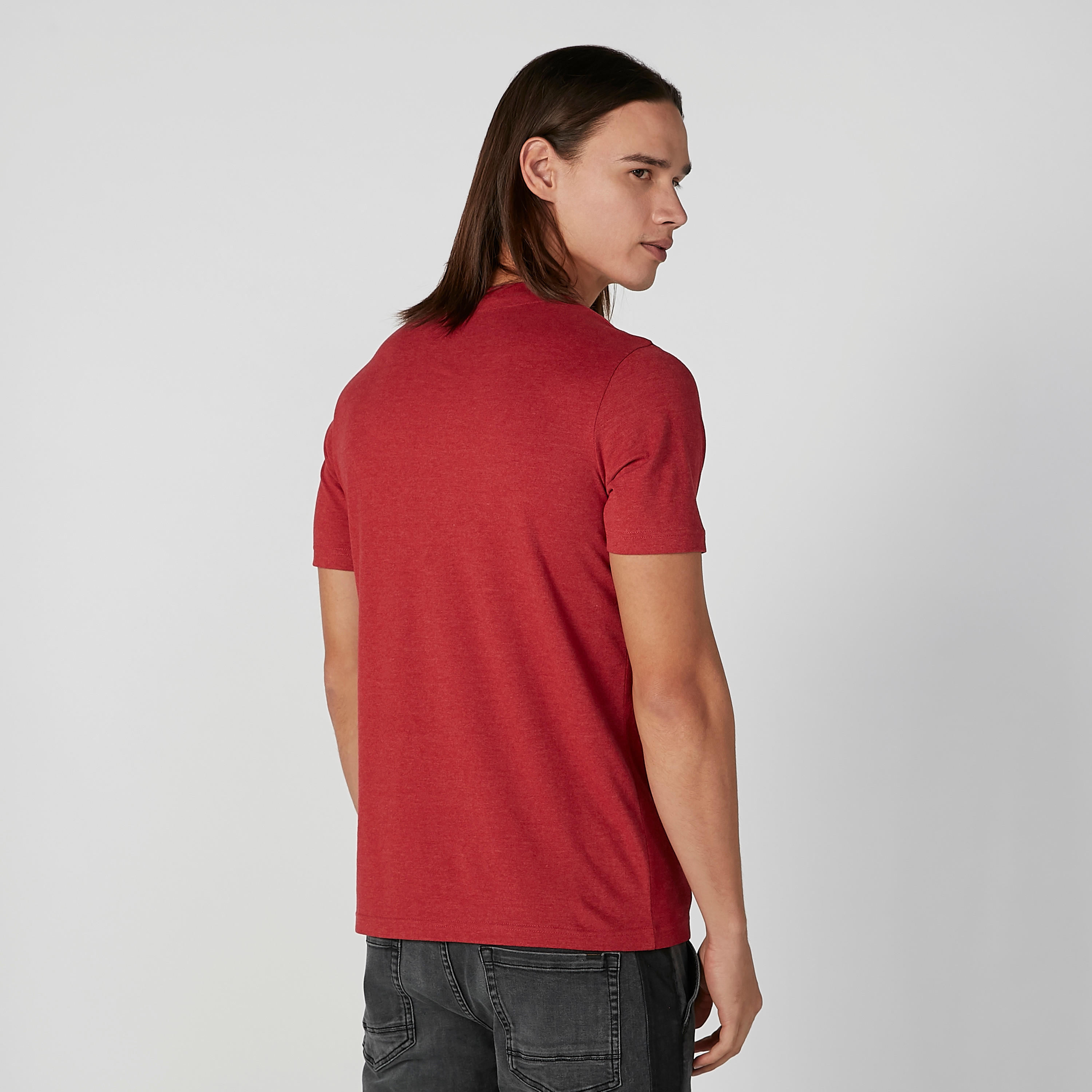 Sustainable Smiley World Slim Fit Printed T-shirt with Crew Neck-men-clothing-tshirtsandpolos-tshirts-image-3