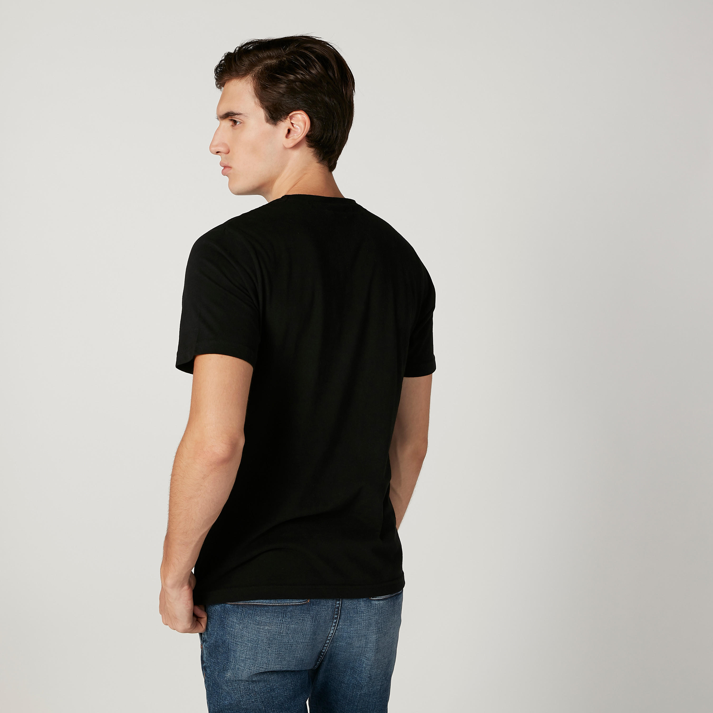 تيشيرت مستدام سليم بياقة ضيّقة وطبعات سمايلي وورلد -men-clothing-tshirtsandpolos-tshirts-image-4