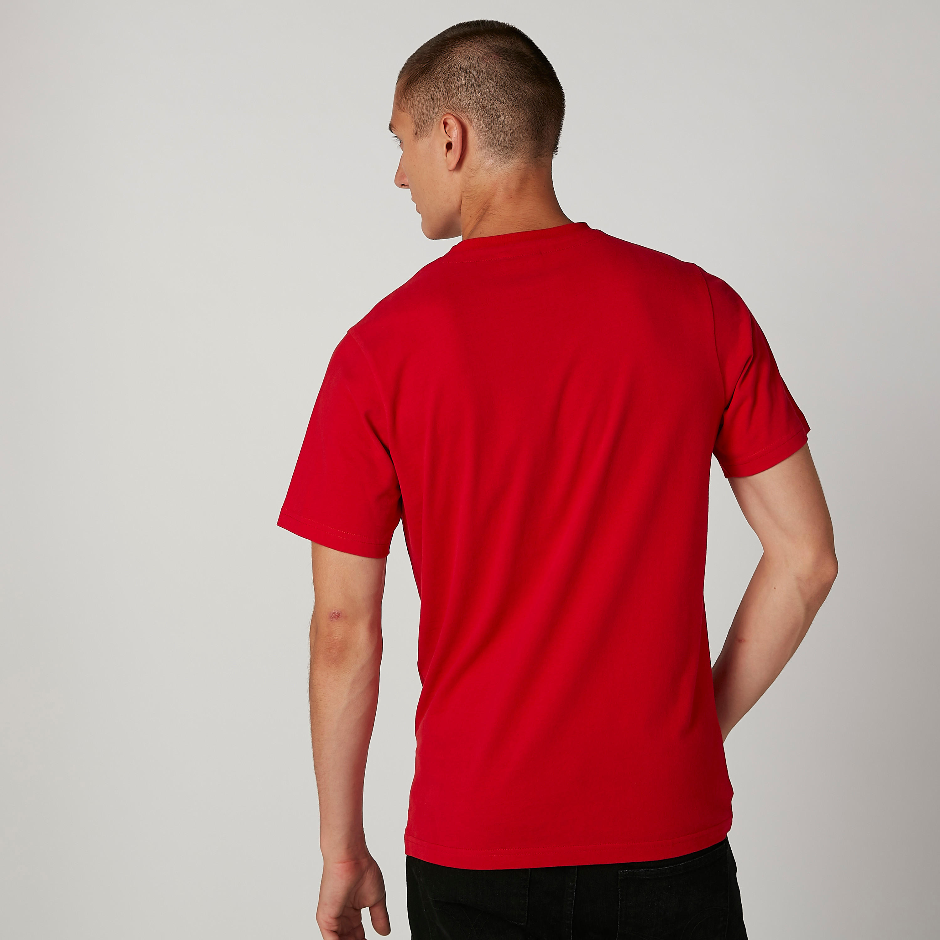تيشيرت مستدام سليم بياقة ضيّقة وطبعات سمايلي وورلد -men-clothing-tshirtsandpolos-tshirts-image-2