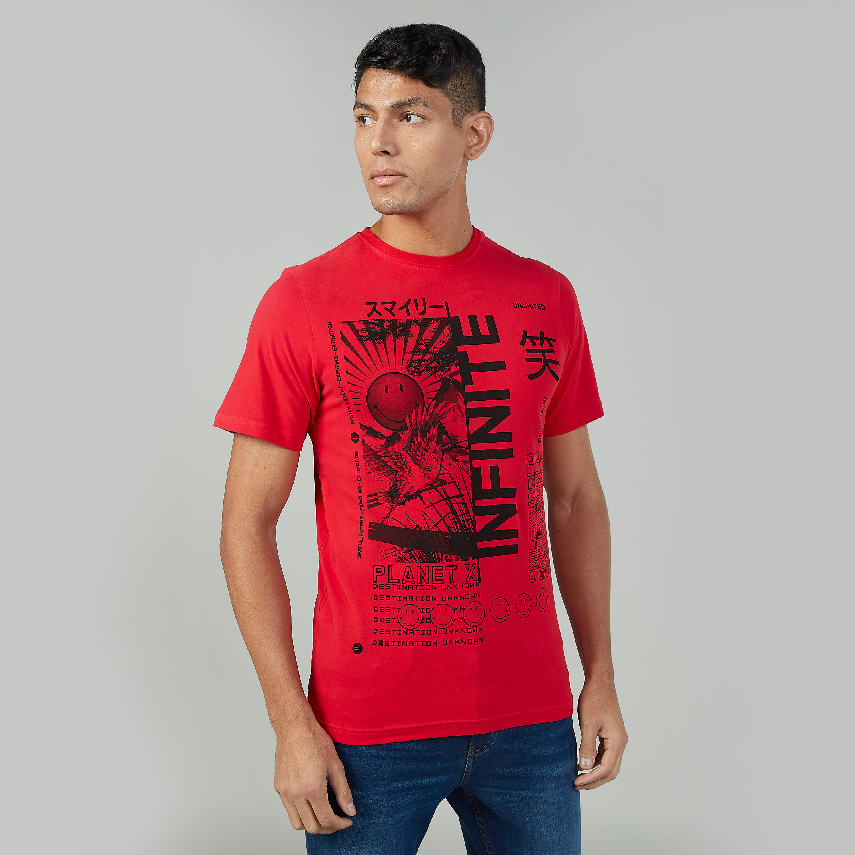 فستان قميص مستدام سادة ميدي بأكمام قصيرة-men-clothing-tshirtsandpolos-tshirts-image-1
