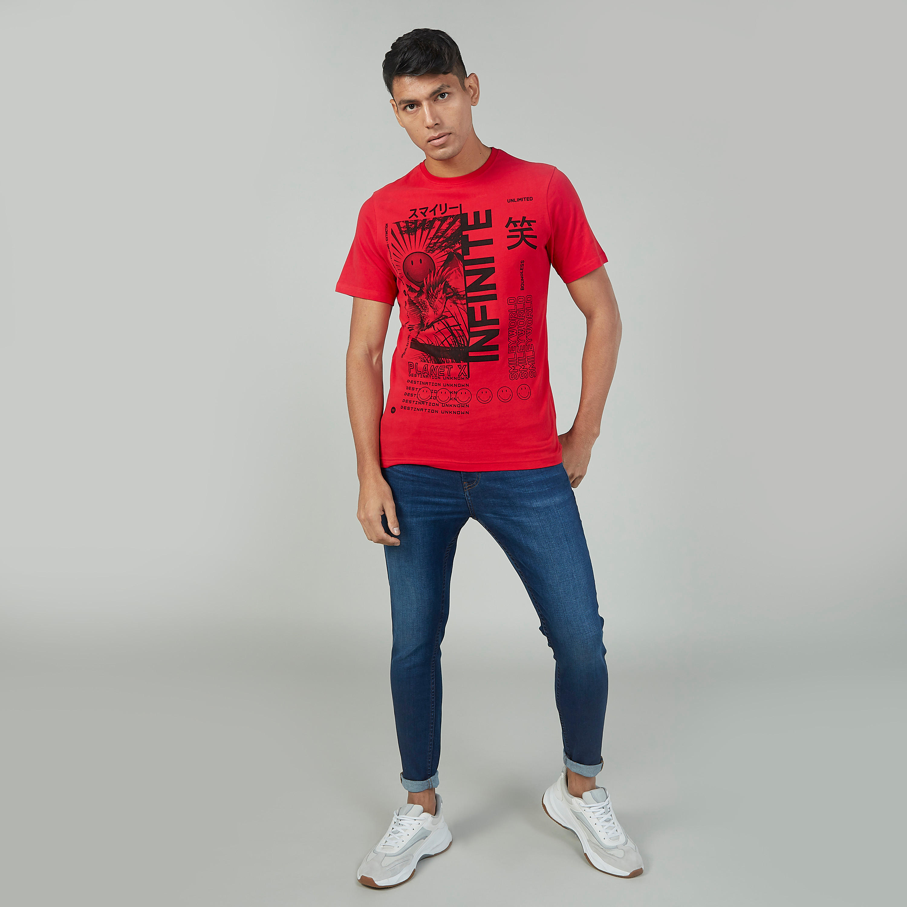 فستان قميص مستدام سادة ميدي بأكمام قصيرة-men-clothing-tshirtsandpolos-tshirts-image-2