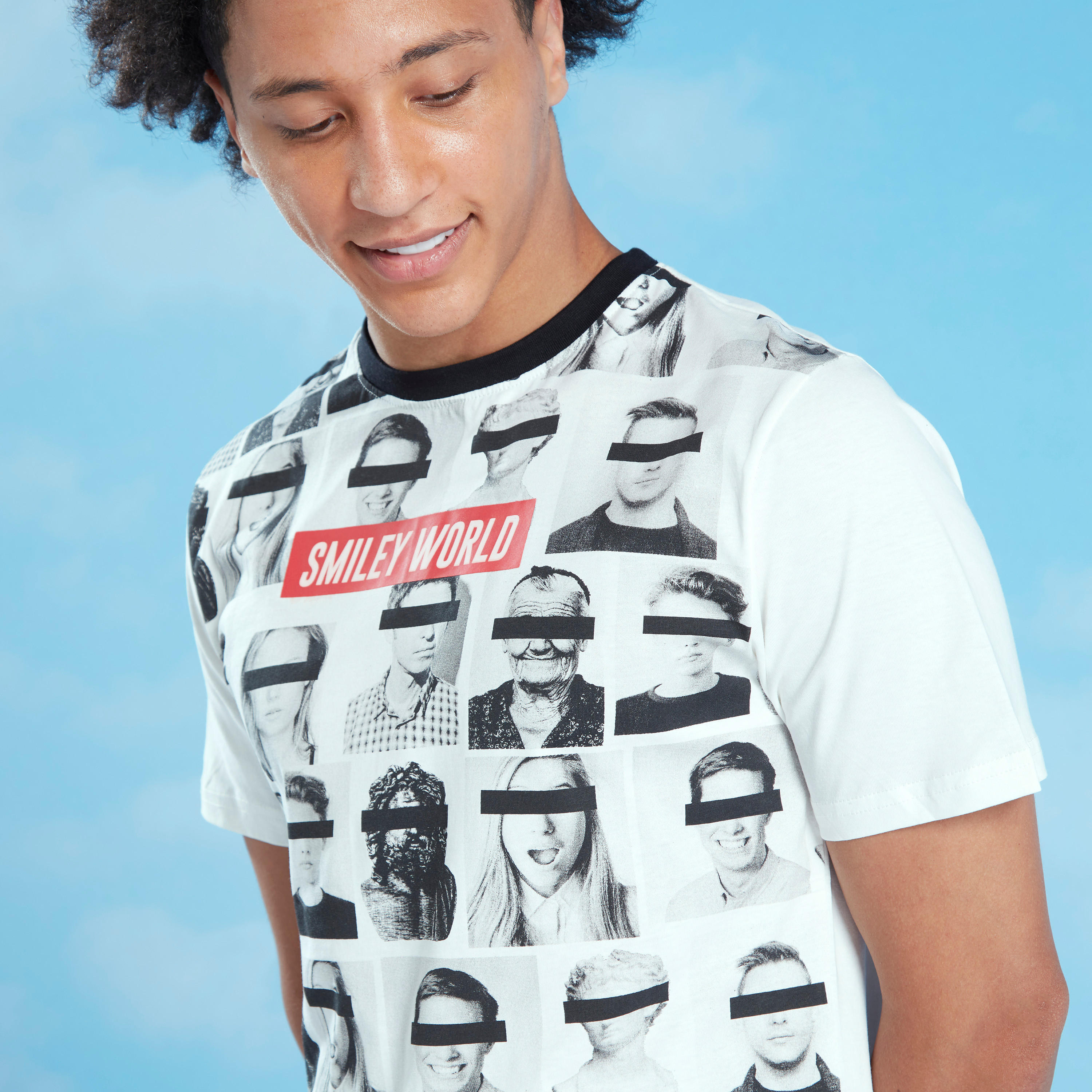سويت شيرت مستدام مخطط بياقة ضيّقة وأكمام طويلة -men-clothing-tshirtsandpolos-tshirts-image-1
