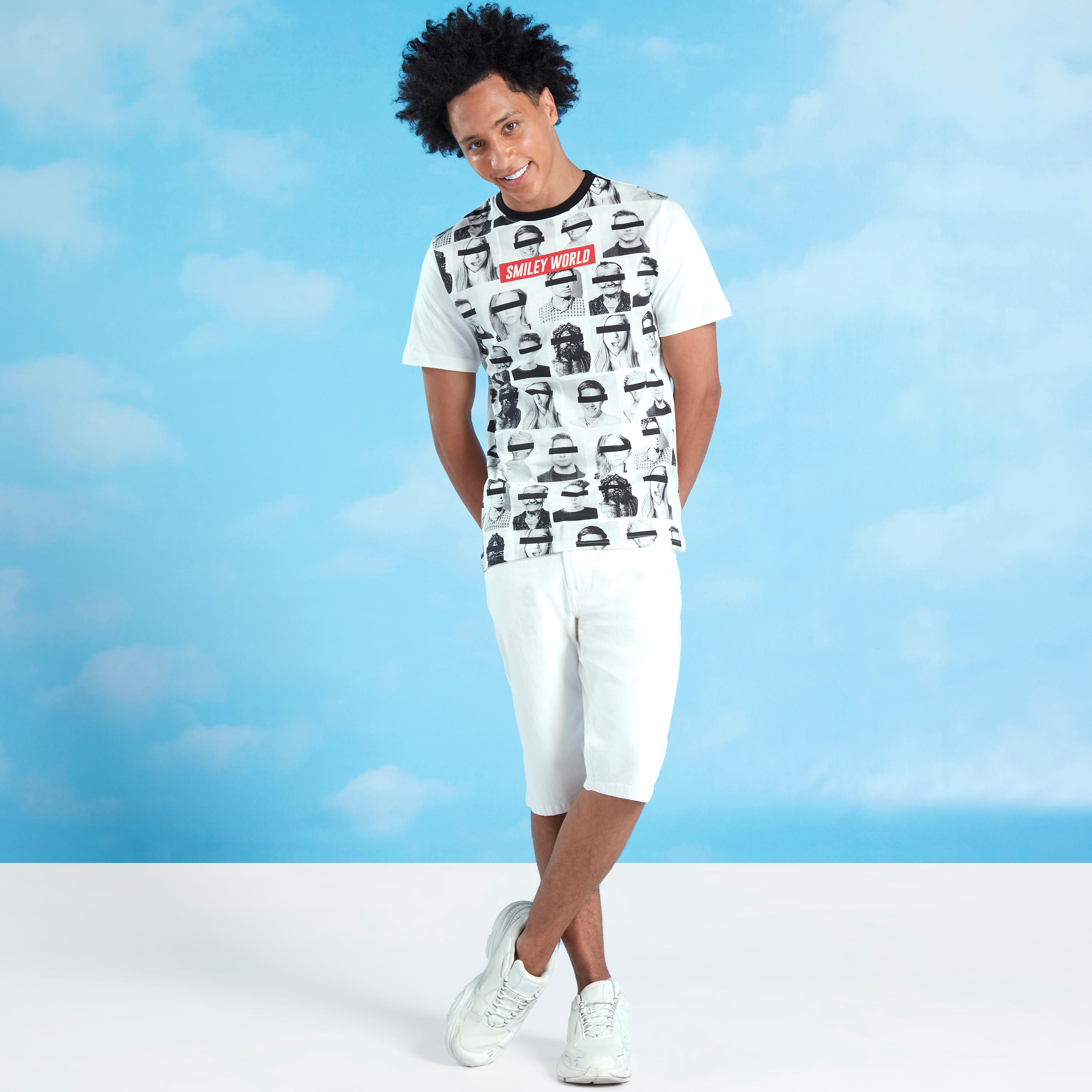 سويت شيرت مستدام مخطط بياقة ضيّقة وأكمام طويلة -men-clothing-tshirtsandpolos-tshirts-image-2