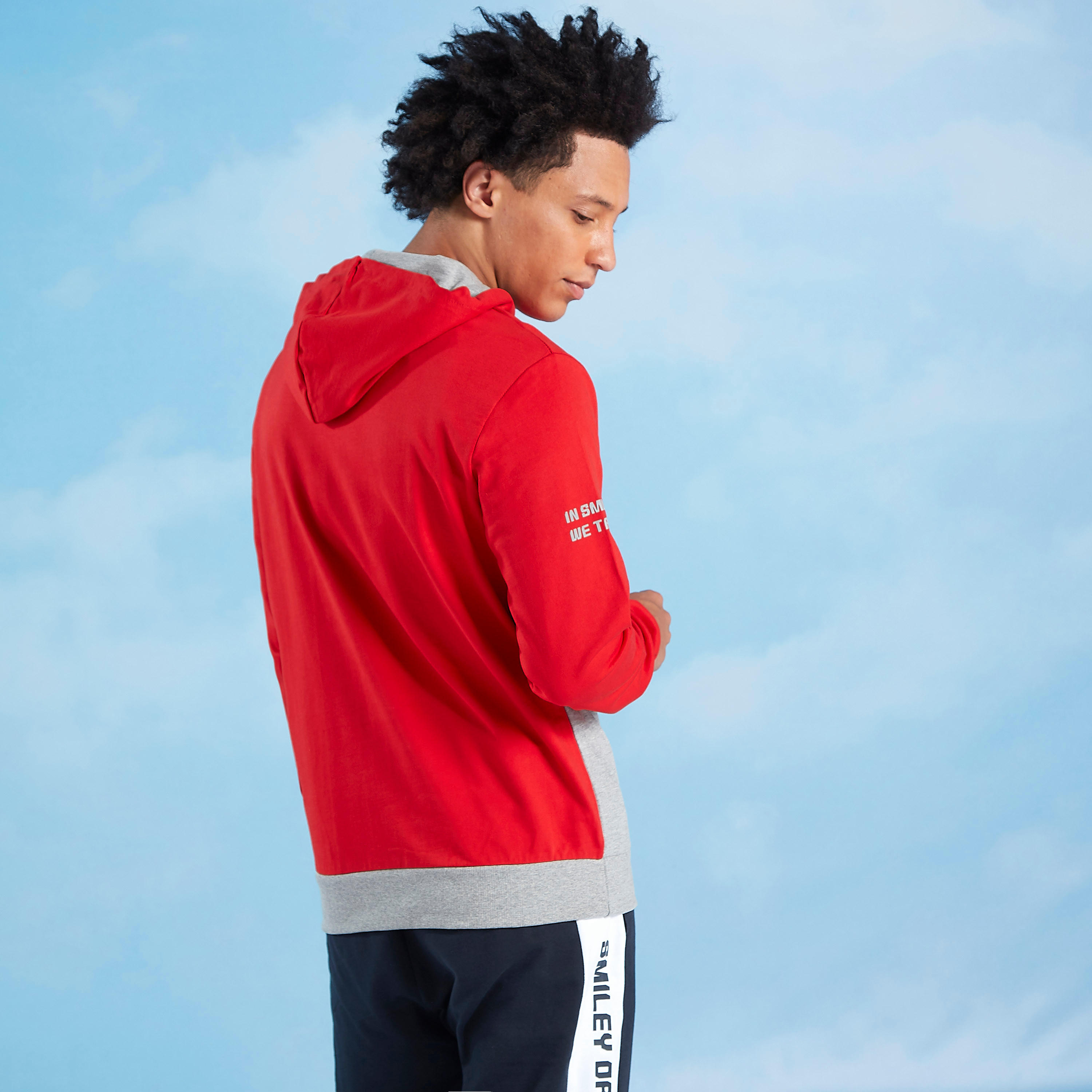 Smiley World Printed Hoodie with Long Sleeves-men-winterwear-hoodiesandsweatshirts-image-5