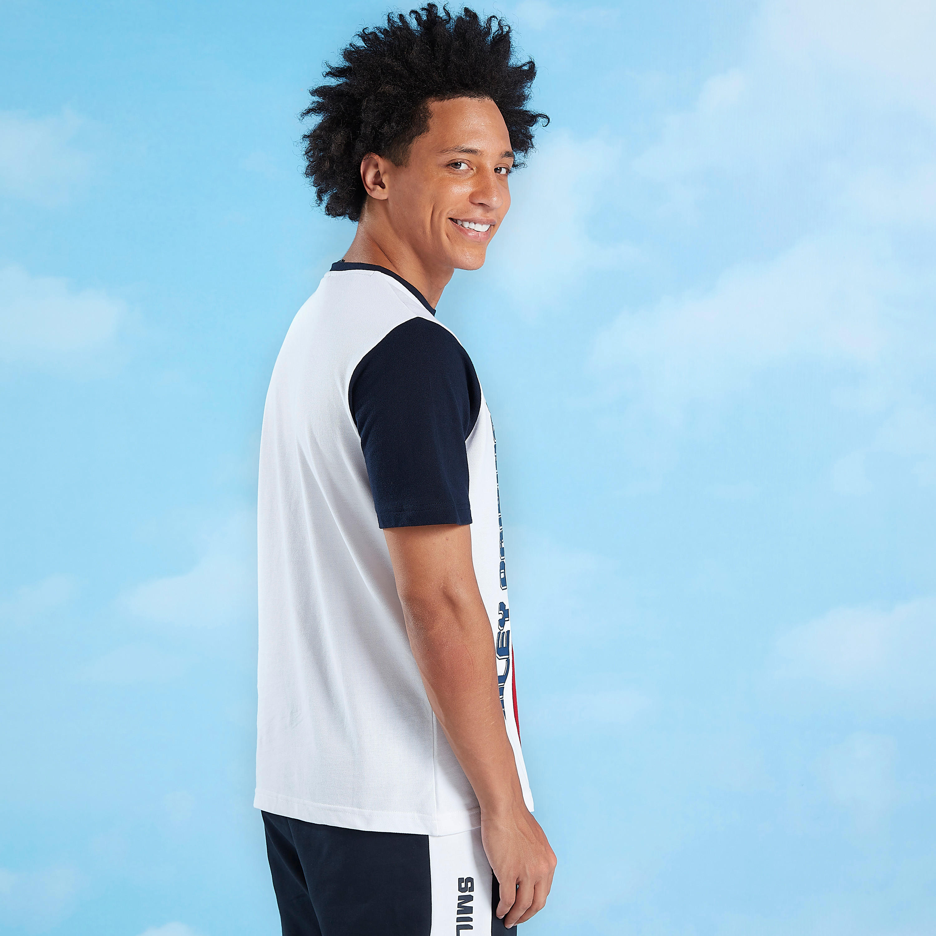Smiley World Printed T-shirt with Crew Neck and Short Sleeves-men-clothing-tshirtsandpolos-tshirts-image-5