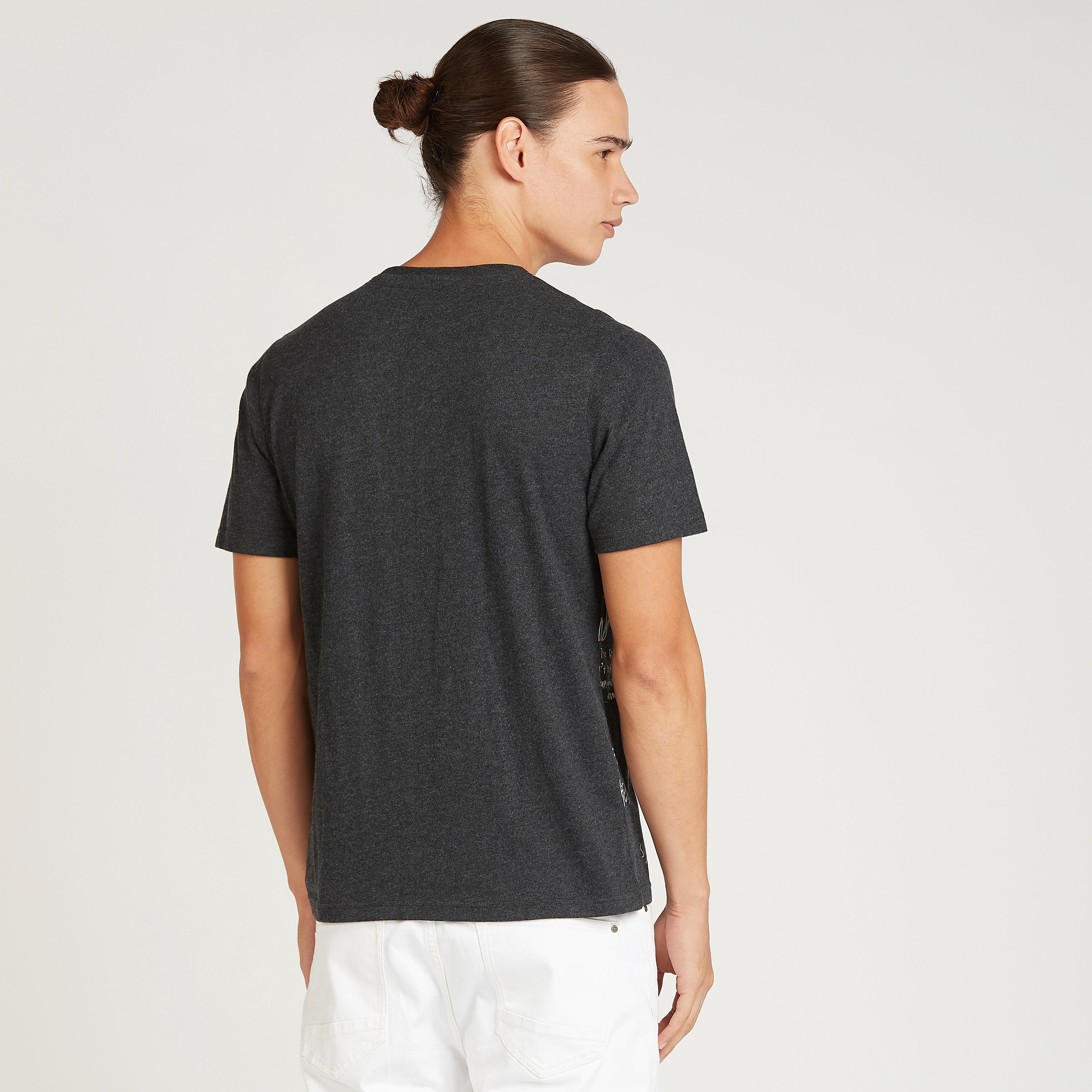 Smiley World Printed T-shirt with Crew Neck and Short Sleeves-men-clothing-tshirtsandpolos-tshirts-image-4