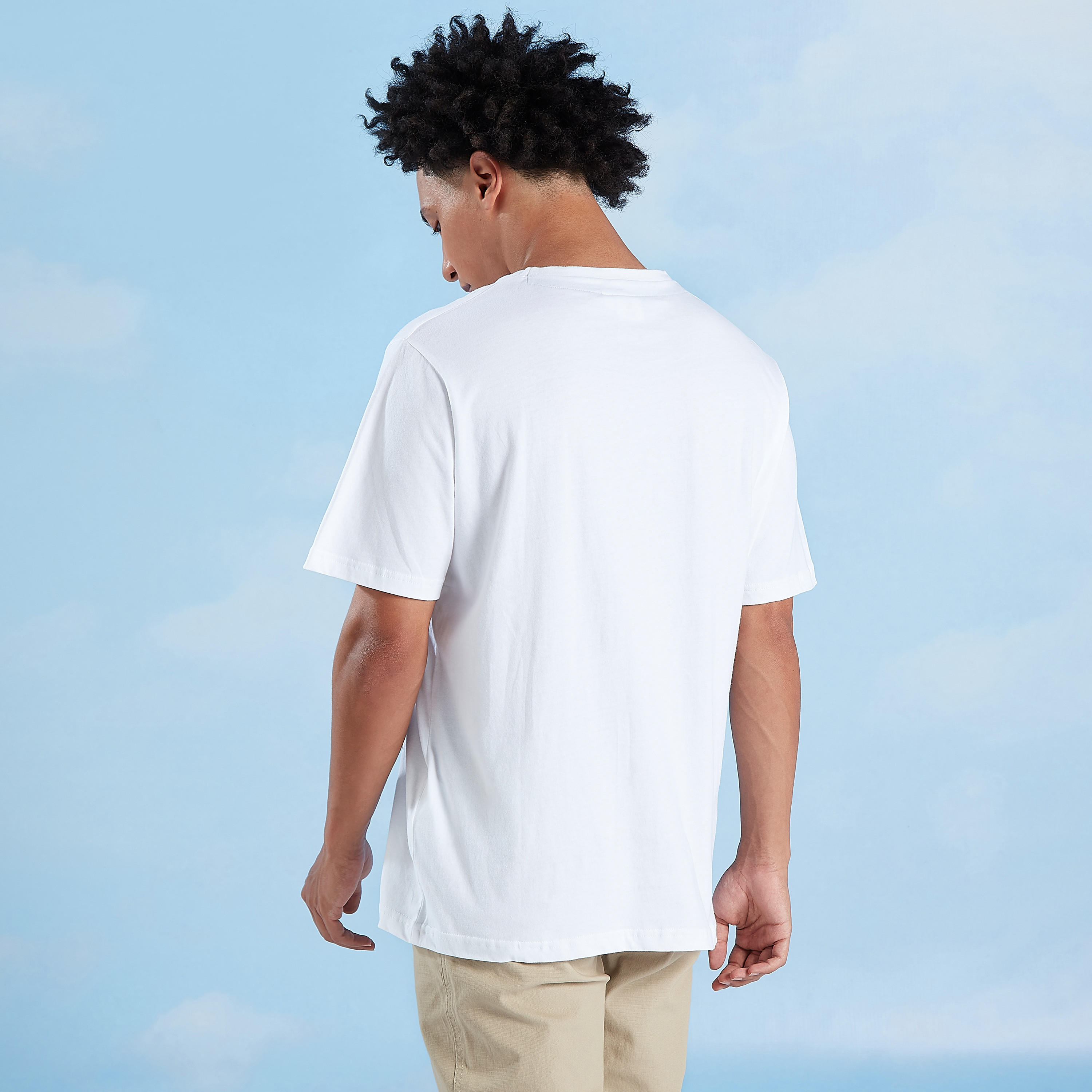 تيشيرت مستدام بياقة ضيّقة وأكمام قصيرة وطبعات سمايلي وورلد-men-clothing-tshirtsandpolos-tshirts-image-4