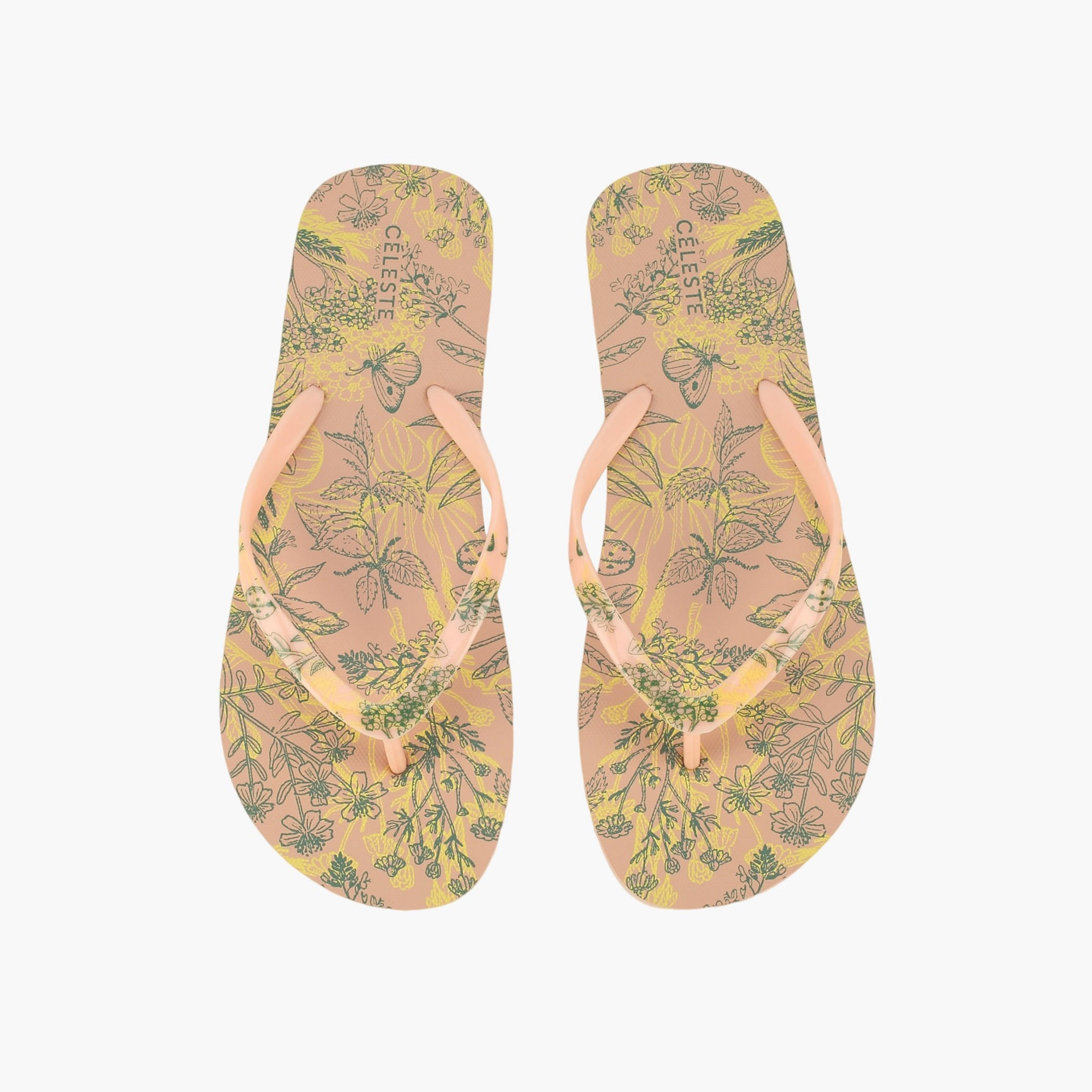 Celeste Women Floral Print Flip Flops-women-shoes-flipflopsandslides-image-1