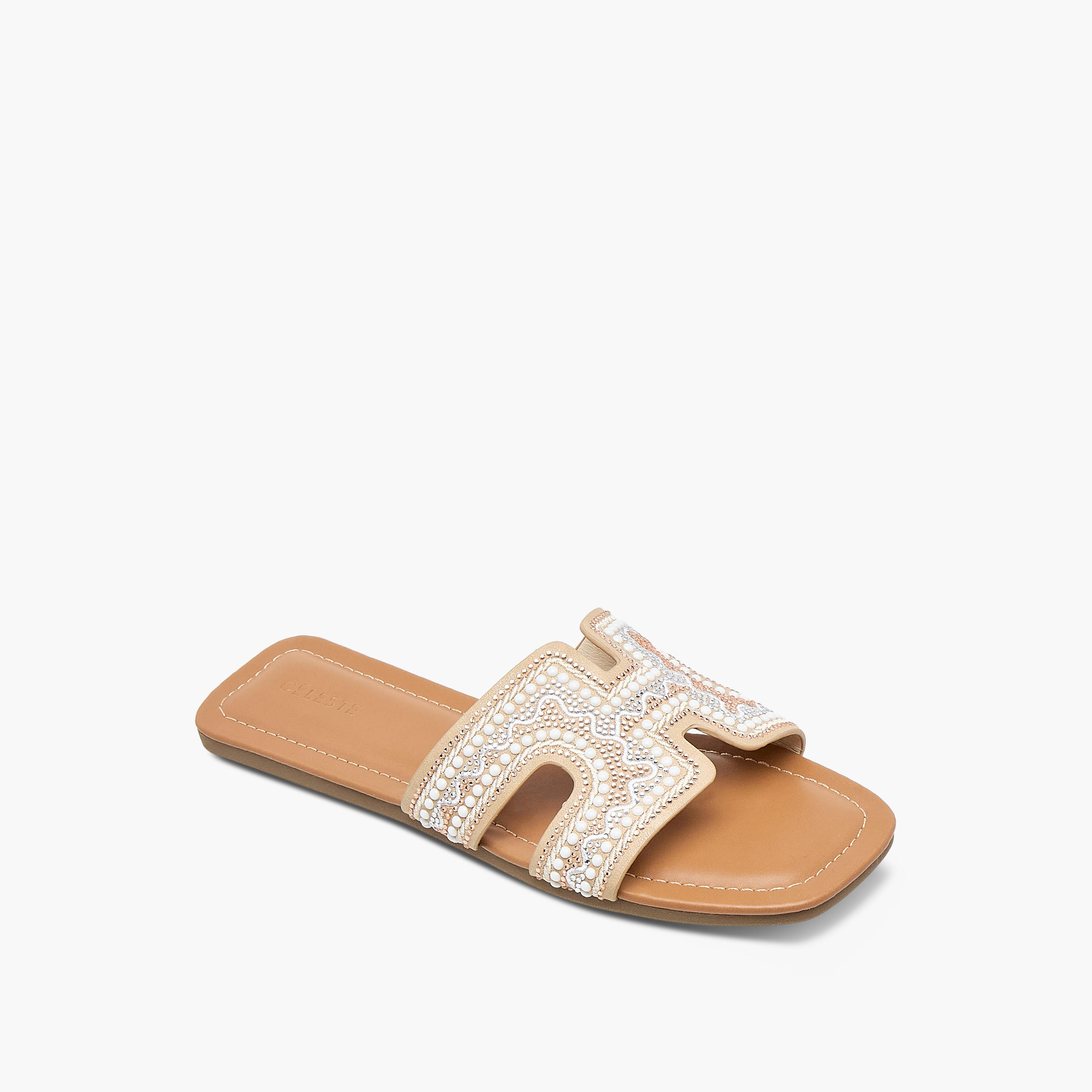 Celeste Women's Embellished Slip-On Sandals-women-shoes-flats-sandals-image-2
