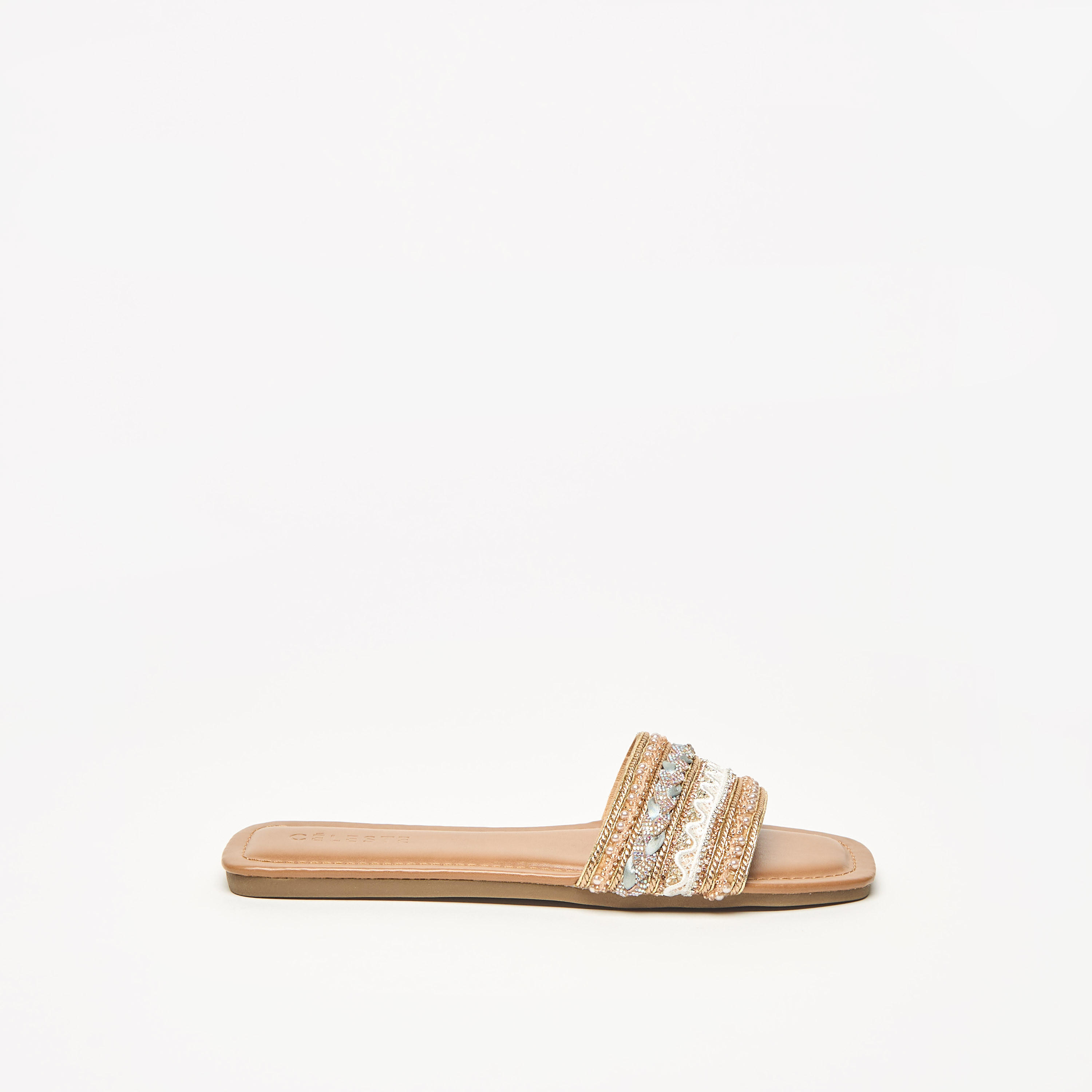 صندل مزين سهل الارتداء بمقدمة مفتوحة من سيليست-women-shoes-flats-sandals-image-3