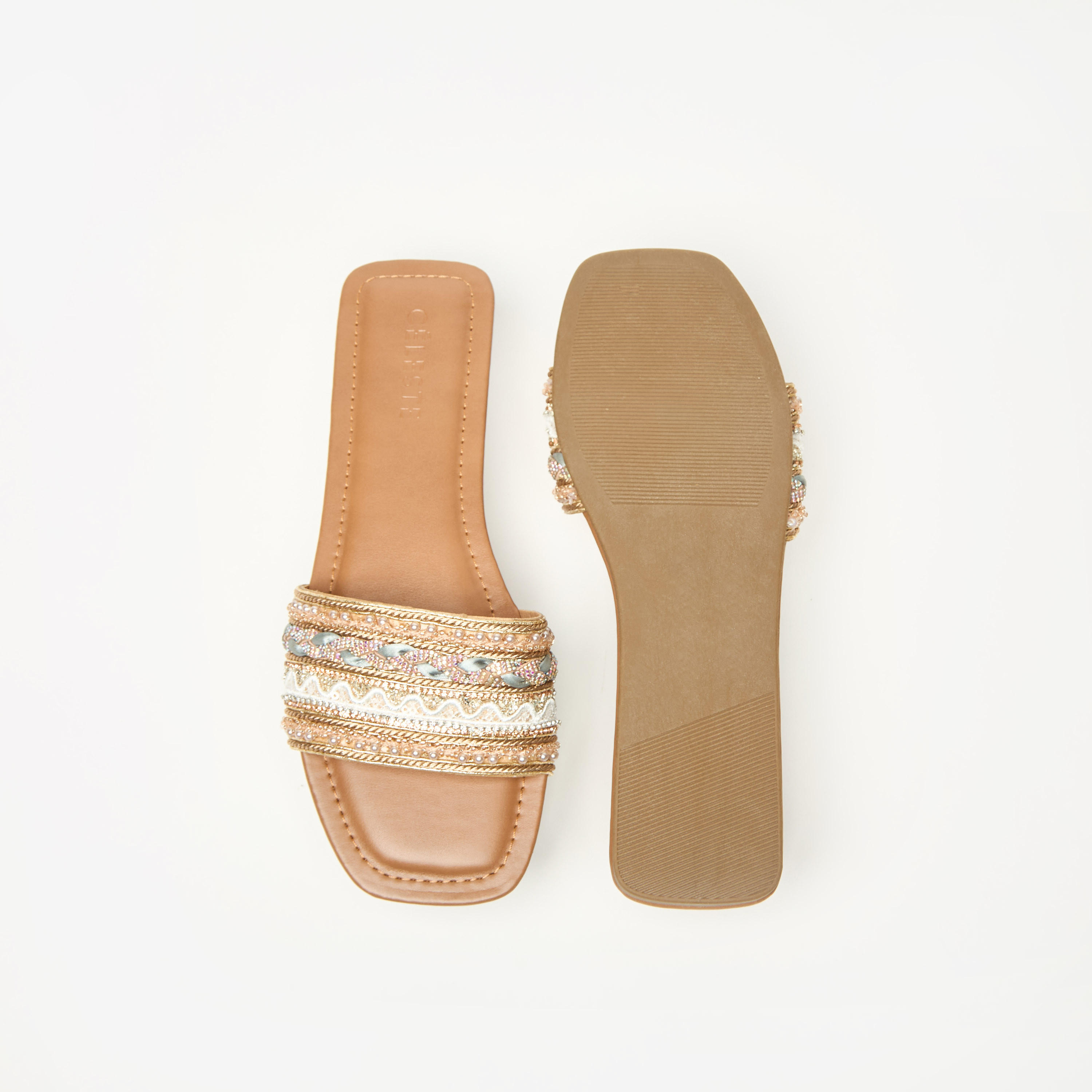 صندل مزين سهل الارتداء بمقدمة مفتوحة من سيليست-women-shoes-flats-sandals-image-4
