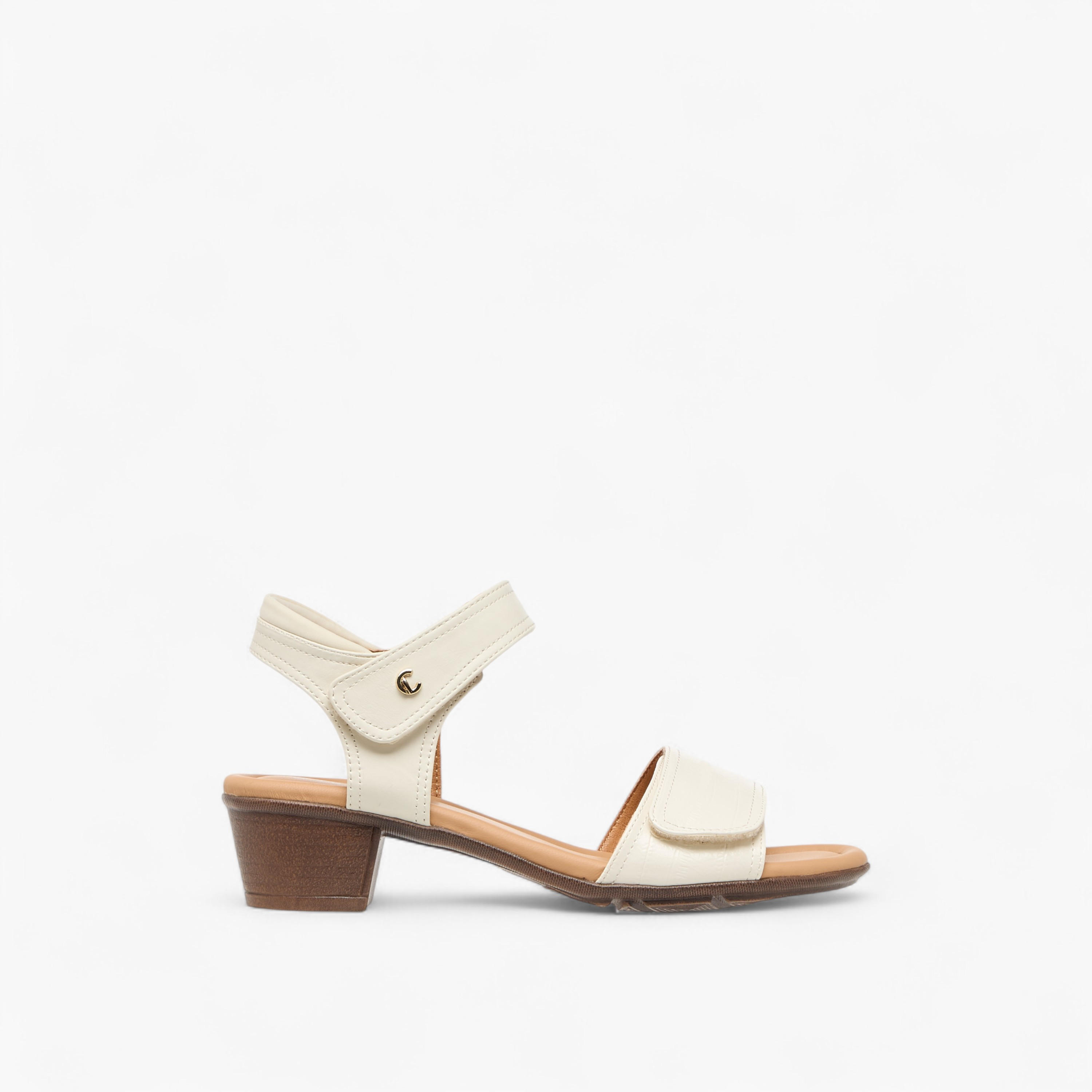 Le Confort Solid Block Heel Sandals with Hook and Loop Closure-women-shoes-sandals-heeled-image-3