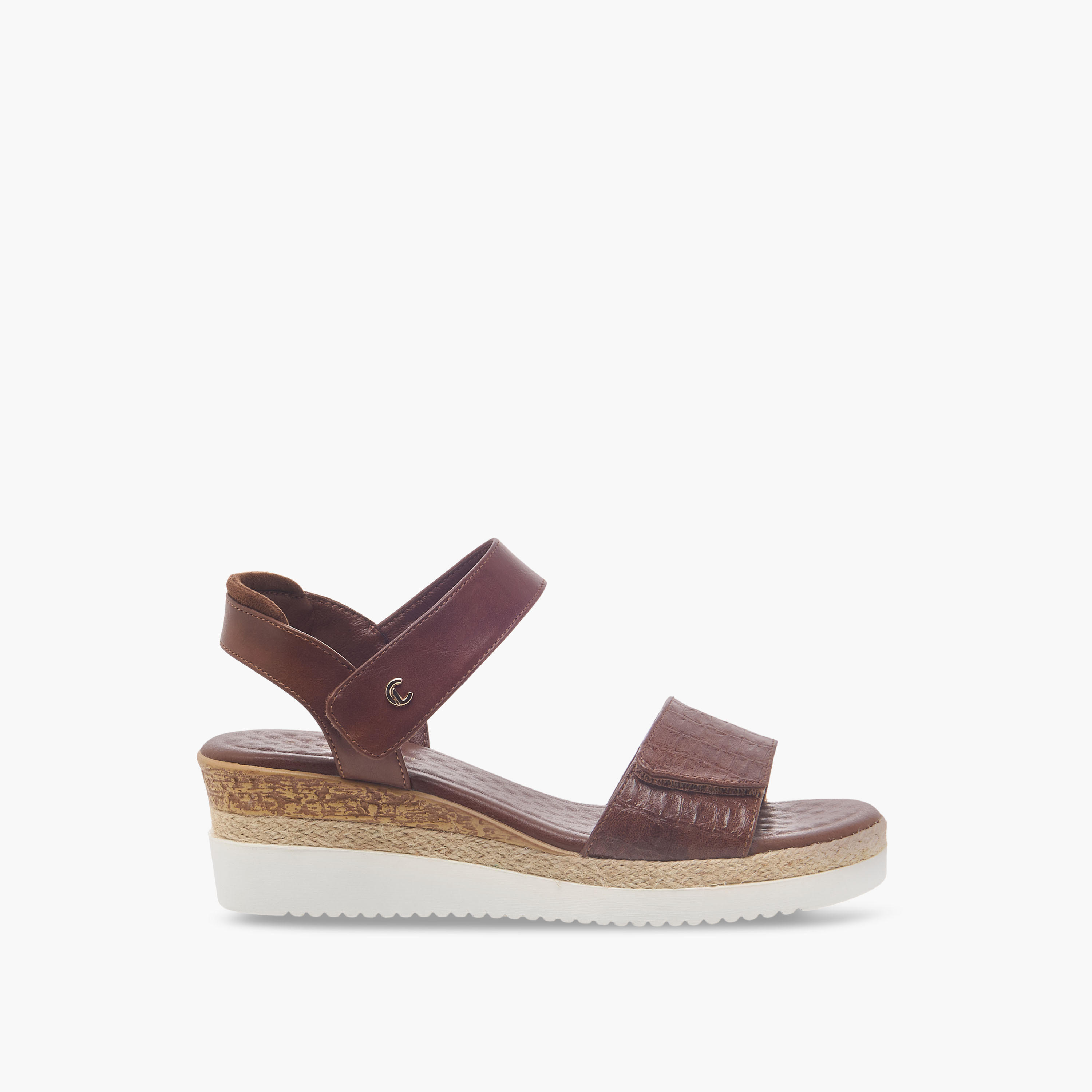 Le Confort Women Ankle Strap Wedge Heel Sandals-women-shoes-sandals-heeled-image-3