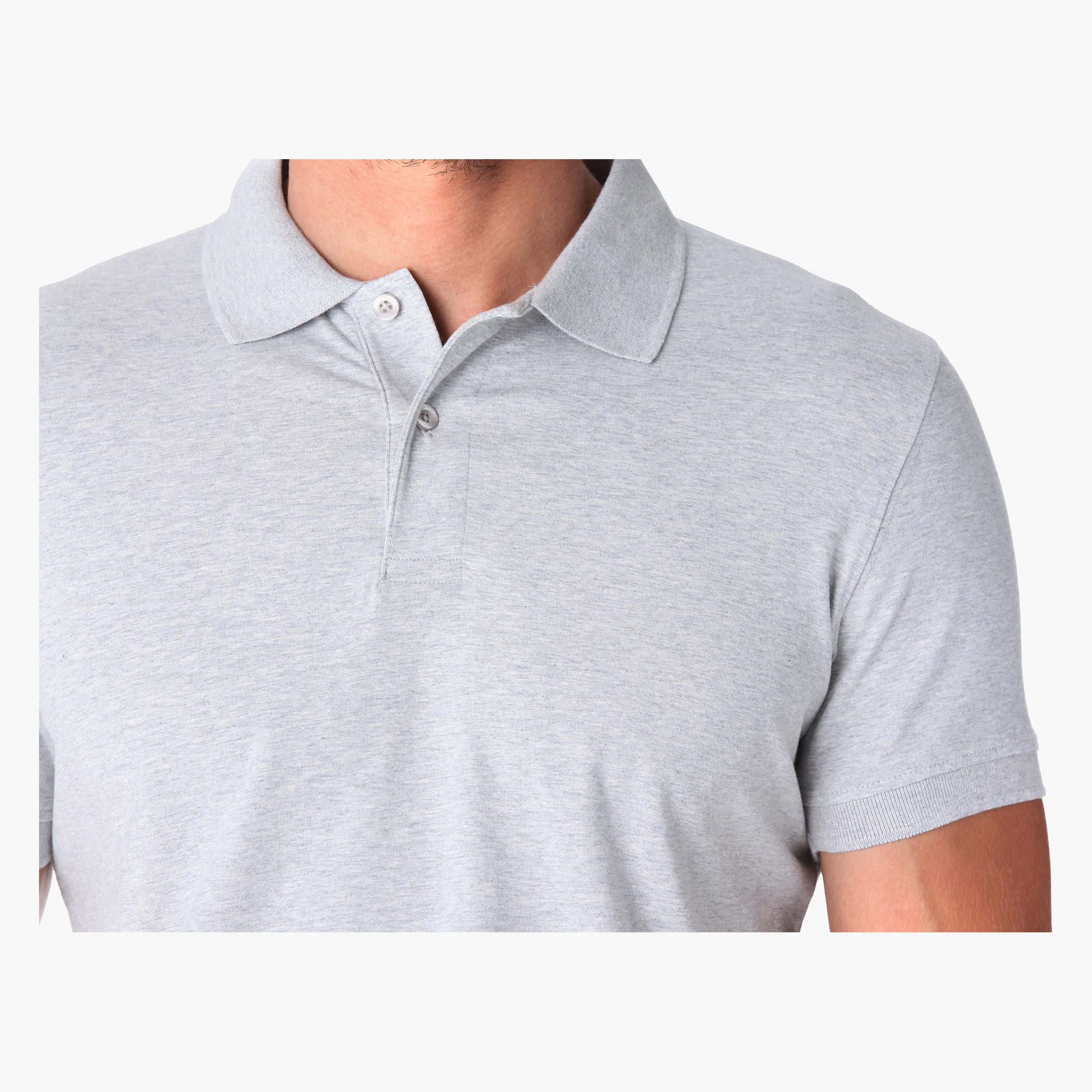Short-sleeved Polo Neck Jersey T-shirt-men-clothing-tshirtsandpolos-polos-image-4