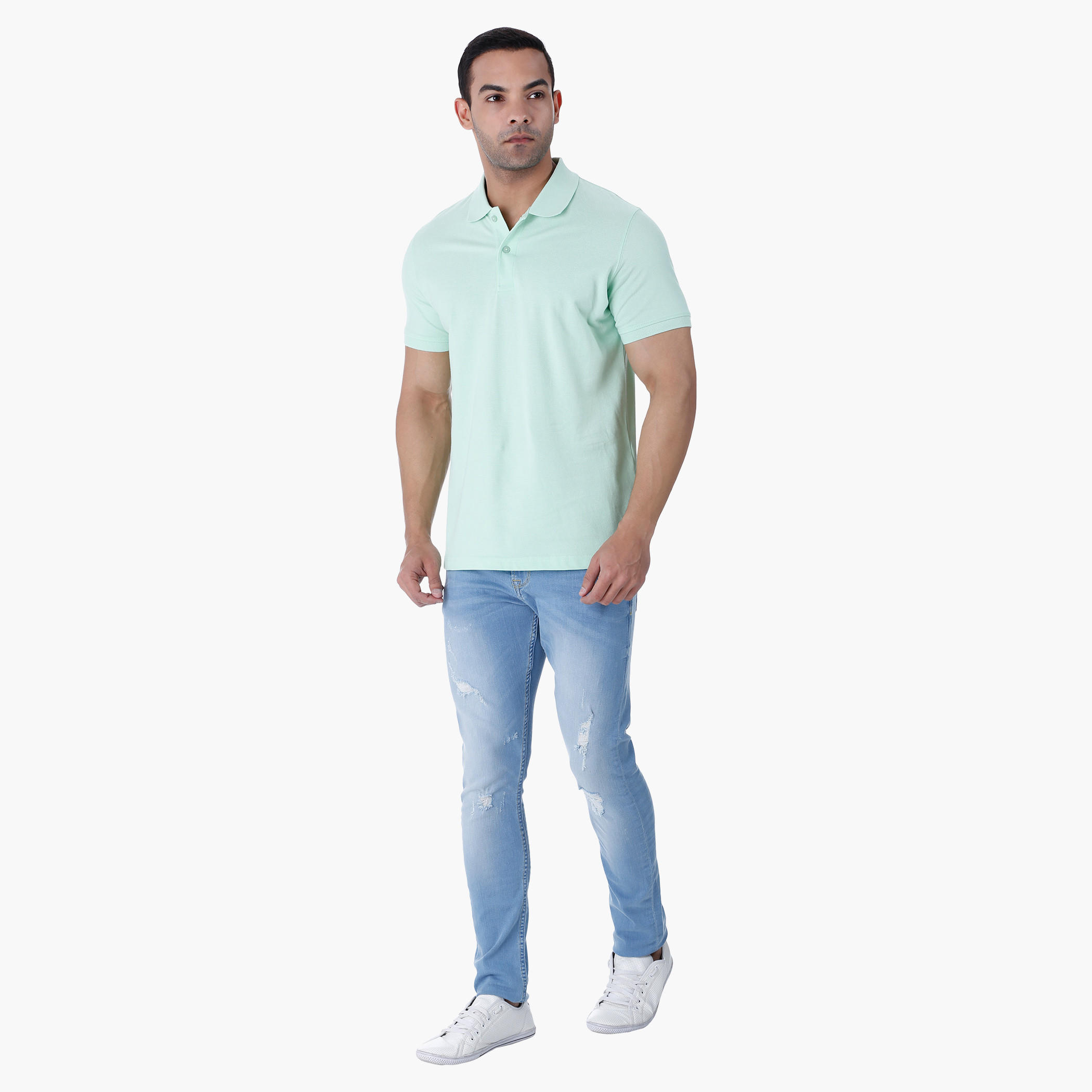 Basic Polo Neck T-shirt-men-clothing-tshirtsandpolos-polos-image-5