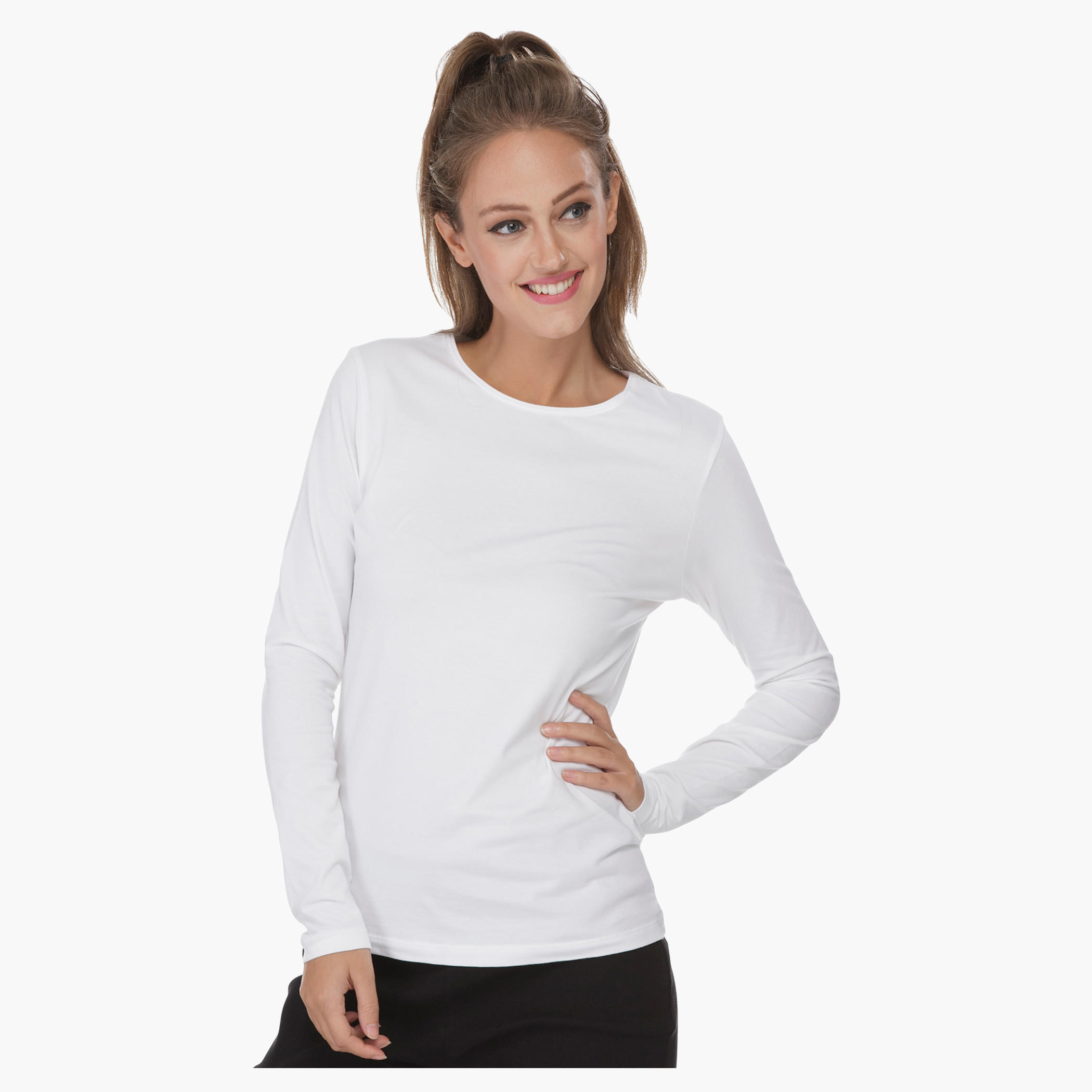 Solid Colour T-shirt-women-clothing-tshirts-image-6