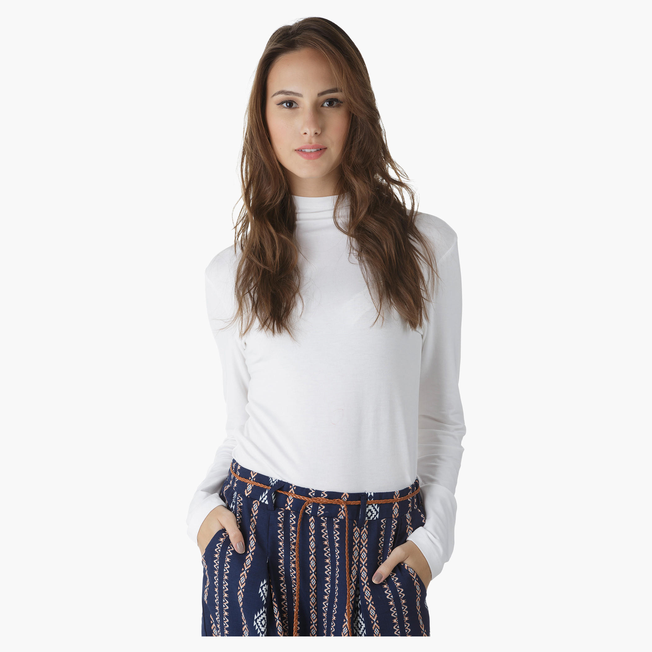 Turtle Neck T-shirt-women-clothing-tshirts-image-1