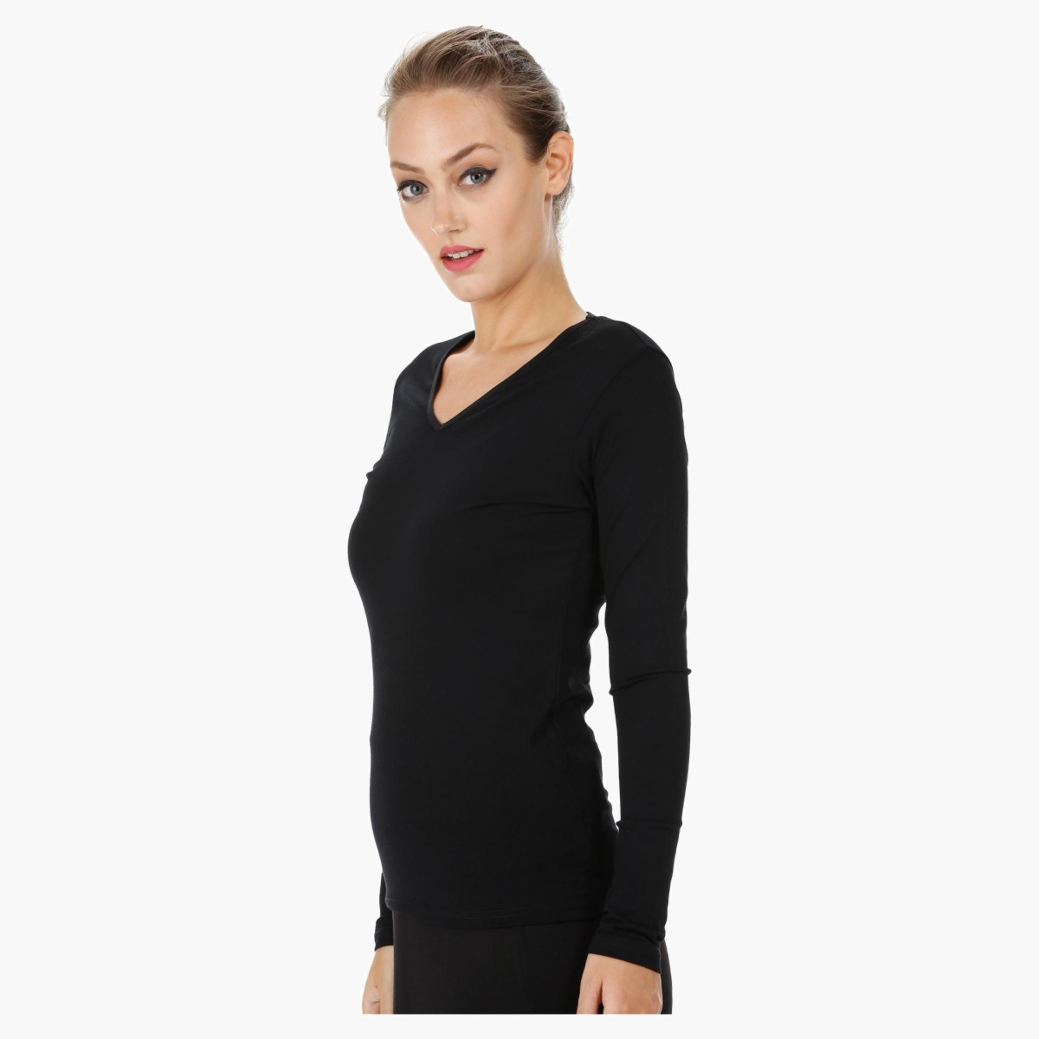 Long-sleeved V-Neck T-shirt-women-clothing-tshirts-image-3
