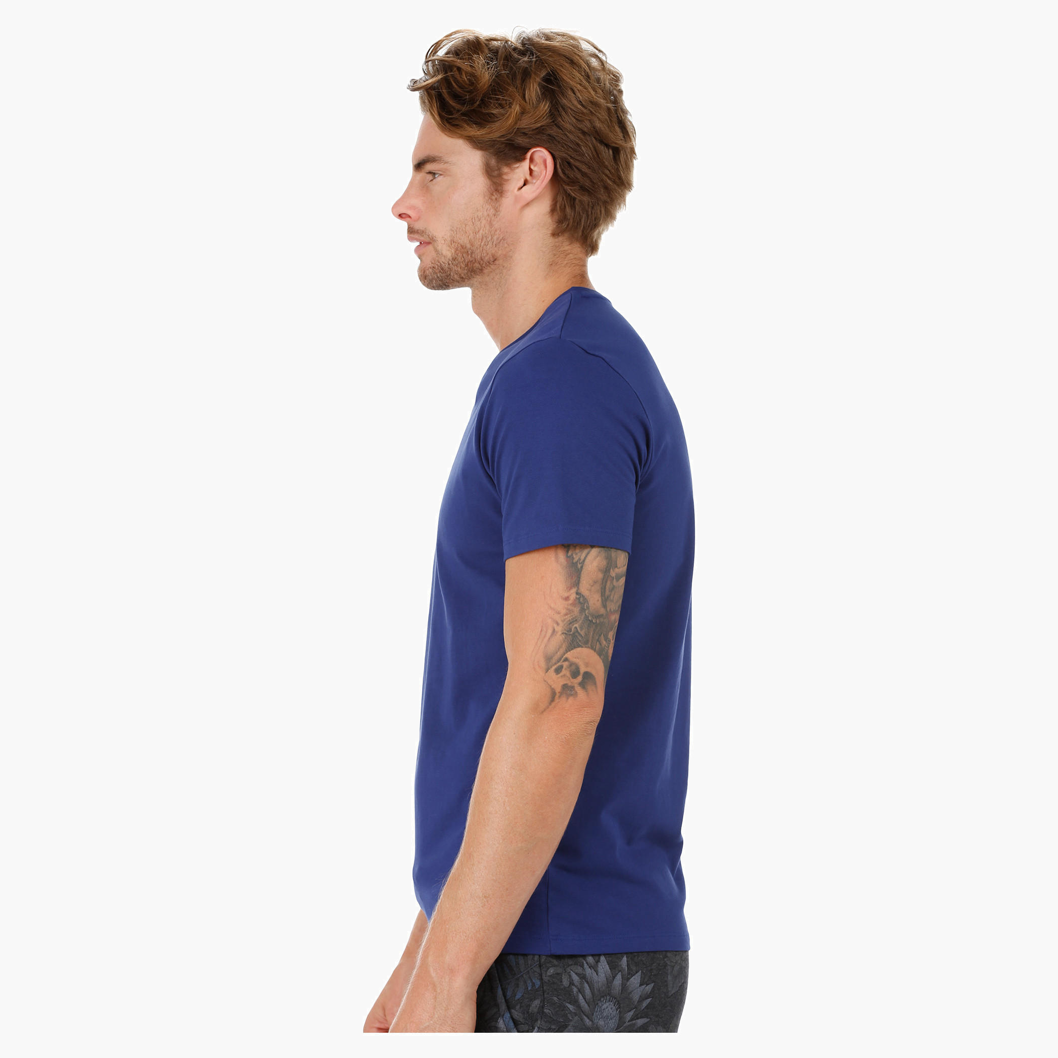 Short-sleeved V-neck T-shirt-men-clothing-tshirtsandpolos-tshirts-image-3