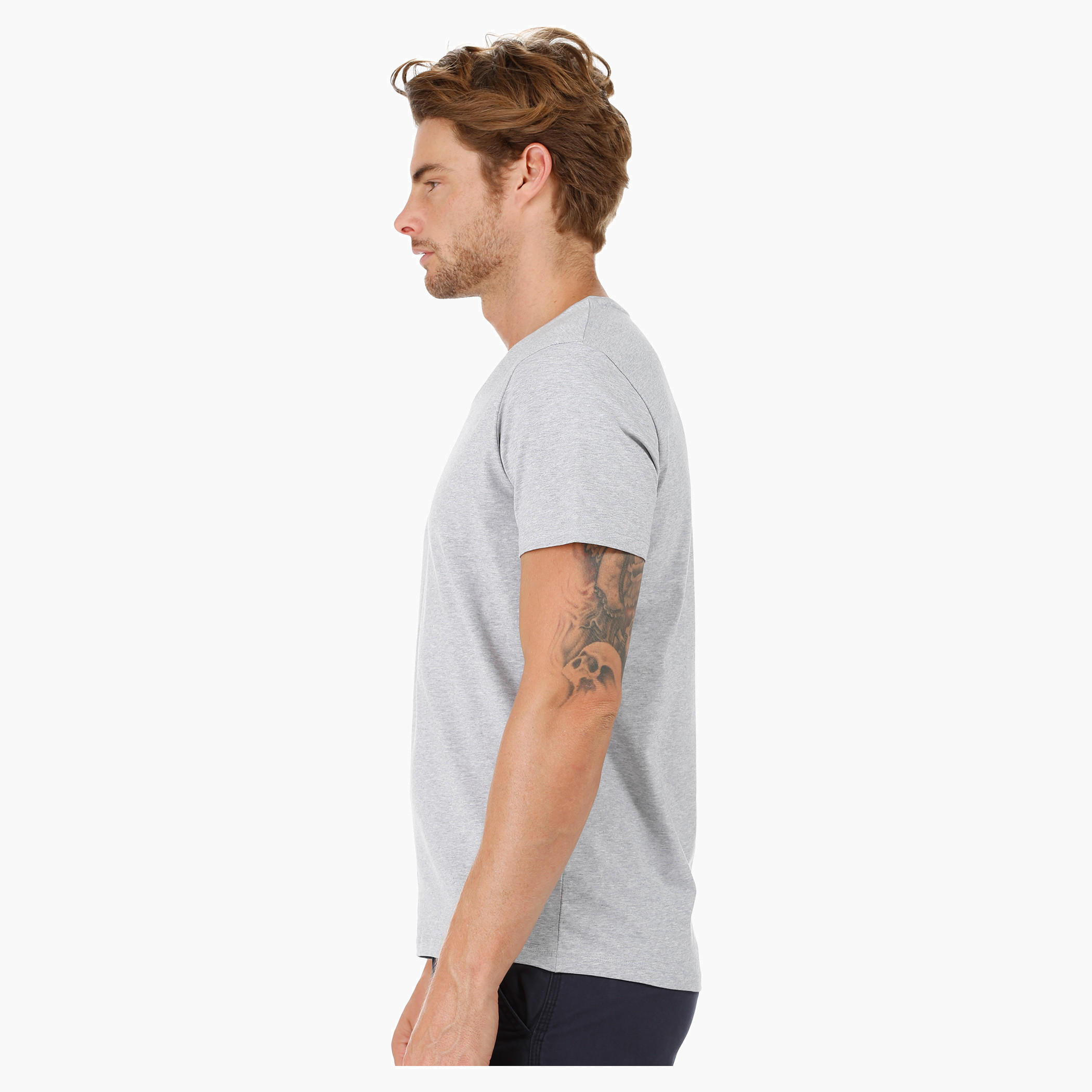 Short-sleeved V-neck T-shirt-men-clothing-tshirtsandpolos-tshirts-image-8