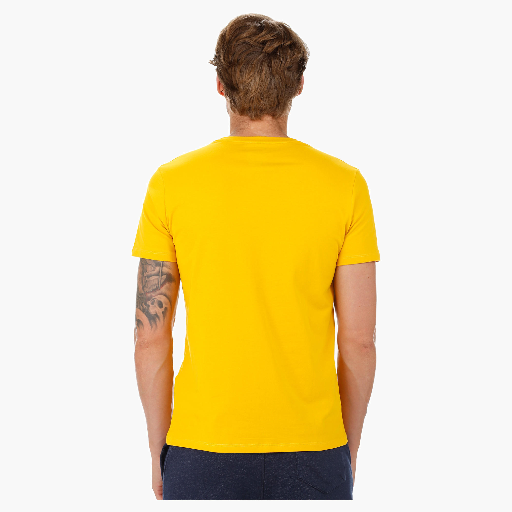Short-sleeved V-neck T-shirt-men-clothing-tshirtsandpolos-tshirts-image-17
