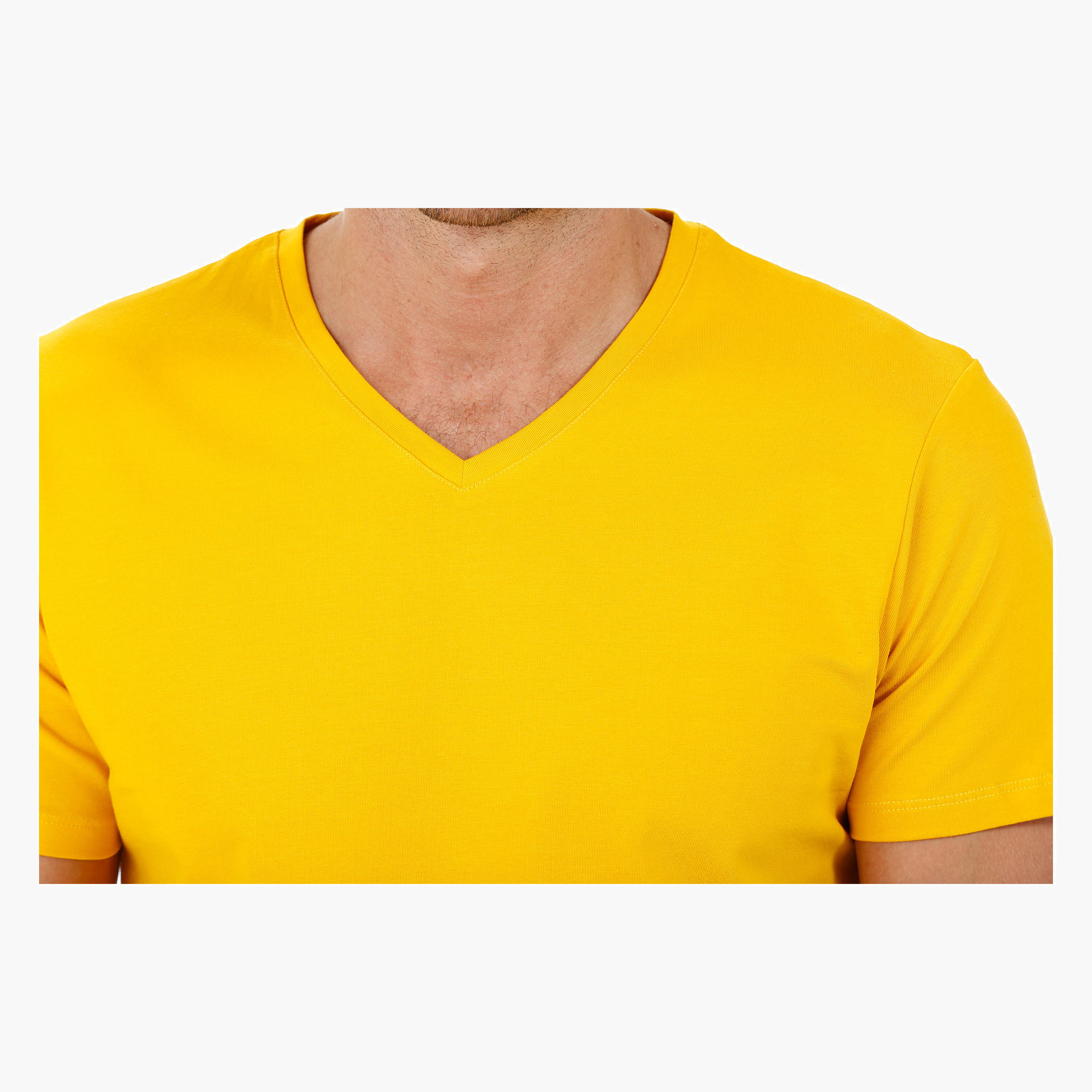 Short-sleeved V-neck T-shirt-men-clothing-tshirtsandpolos-tshirts-image-19