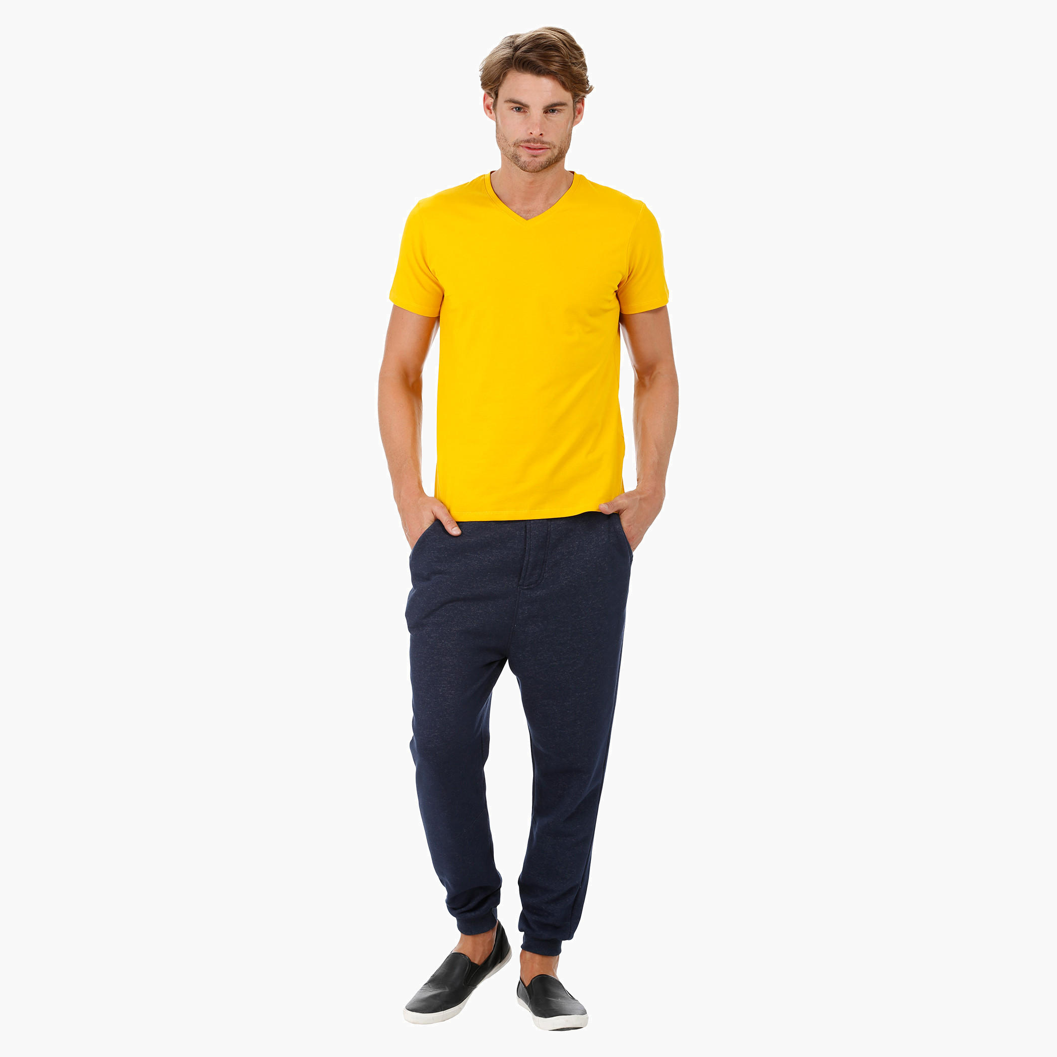 Short-sleeved V-neck T-shirt-men-clothing-tshirtsandpolos-tshirts-image-20