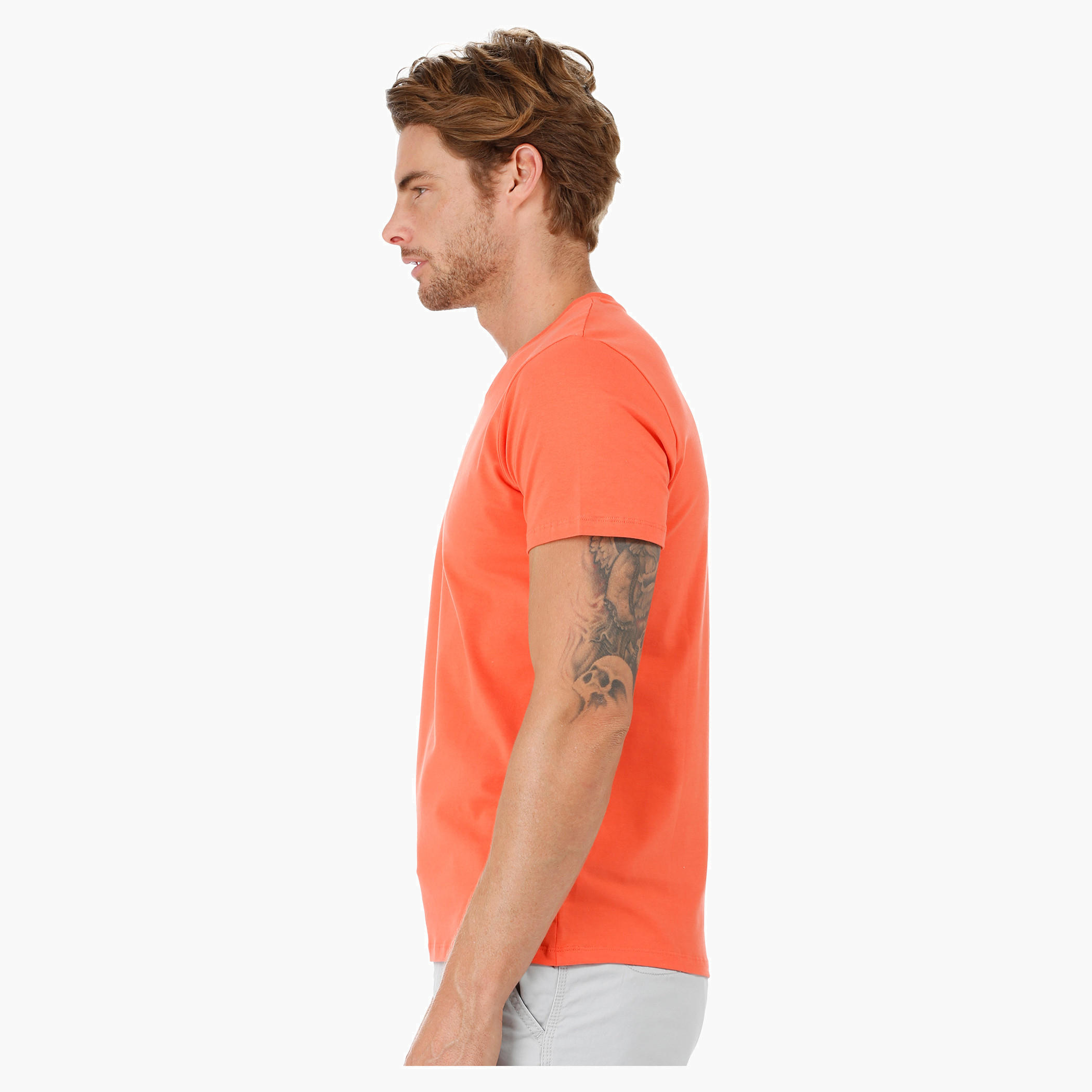 Short-sleeved V-neck T-shirt-men-clothing-tshirtsandpolos-tshirts-image-23