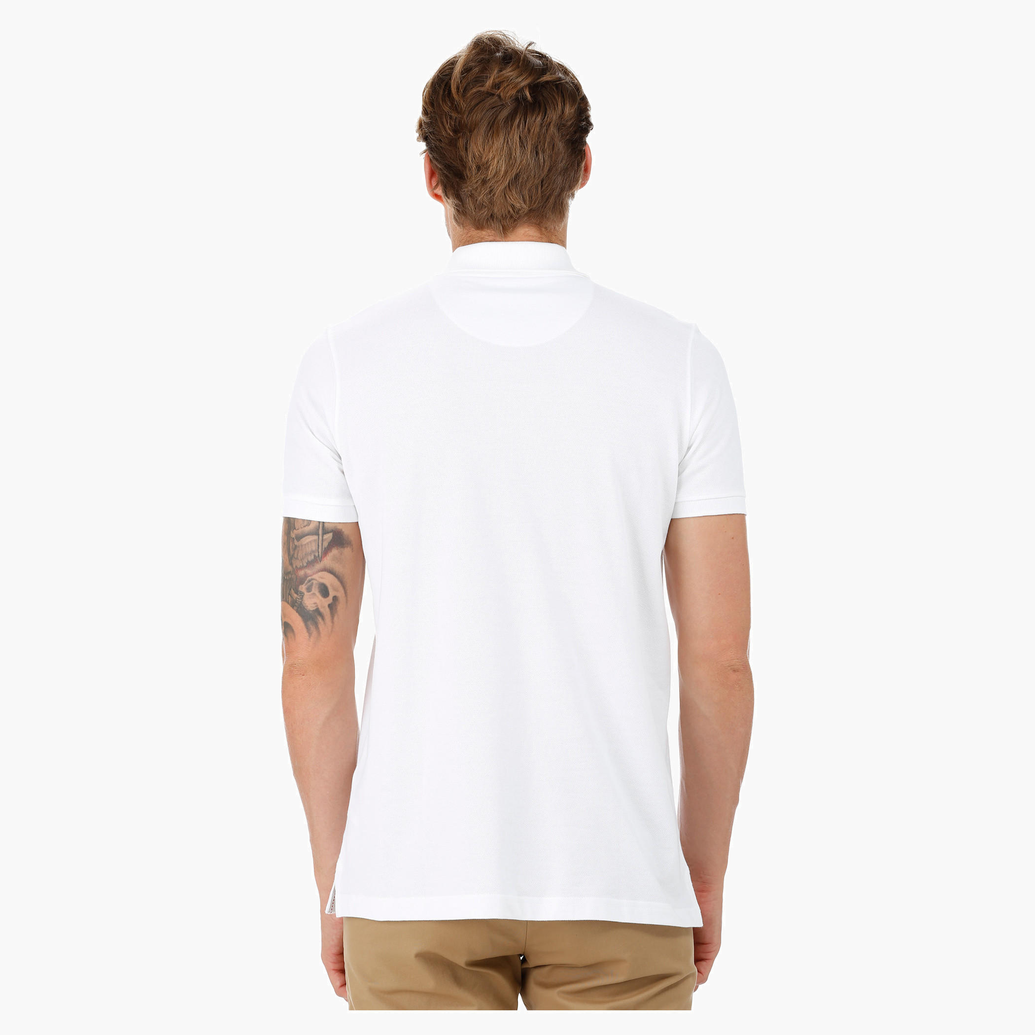Pique Polo Neck T-shirt-men-clothing-tshirtsandpolos-polos-image-2
