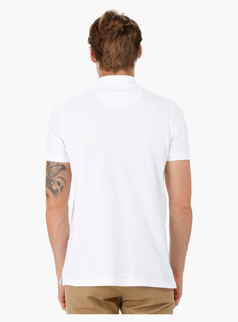 Pique Polo Neck T-shirt-men-clothing-tshirtsandpolos-polos-image-2