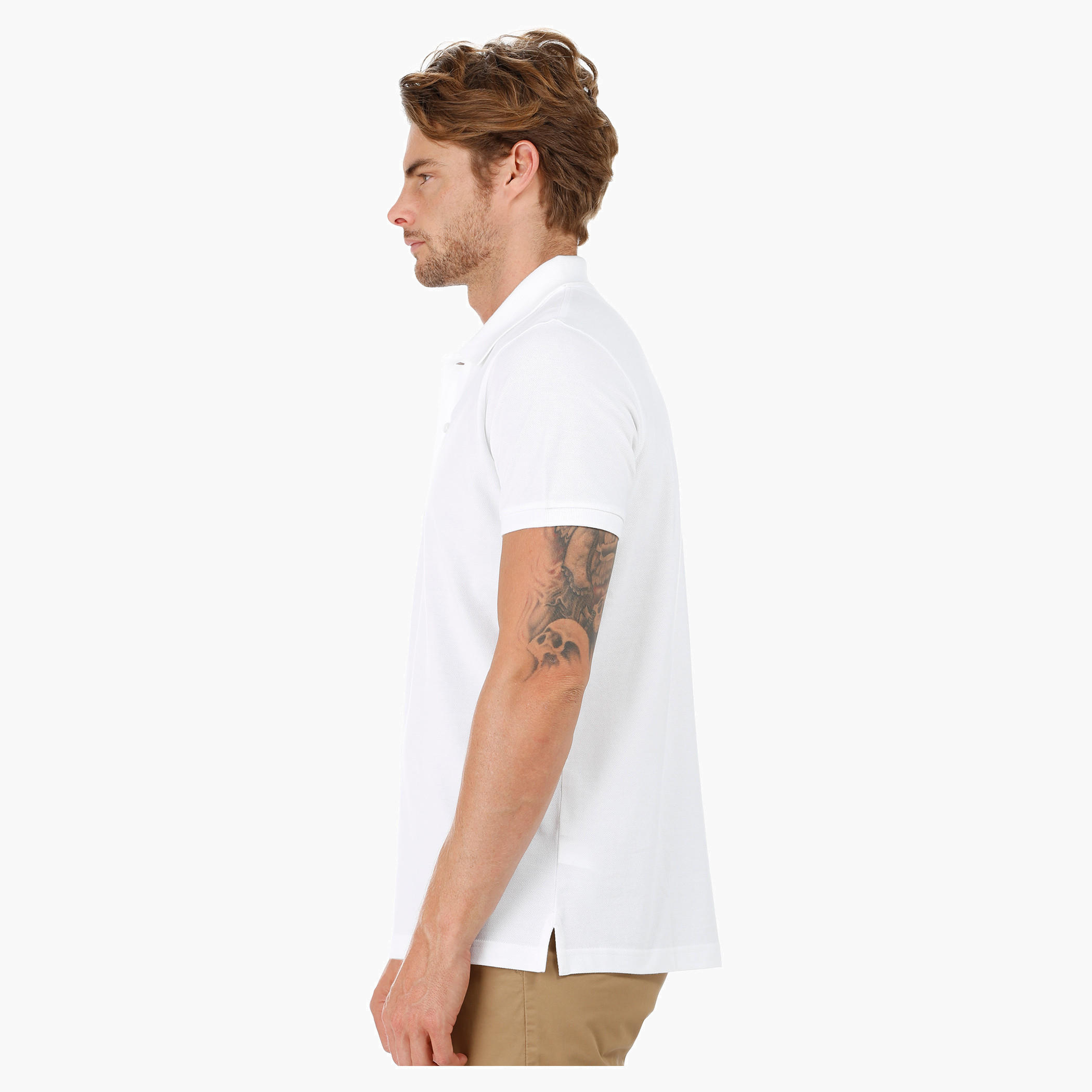 Pique Polo Neck T-shirt-men-clothing-tshirtsandpolos-polos-image-3