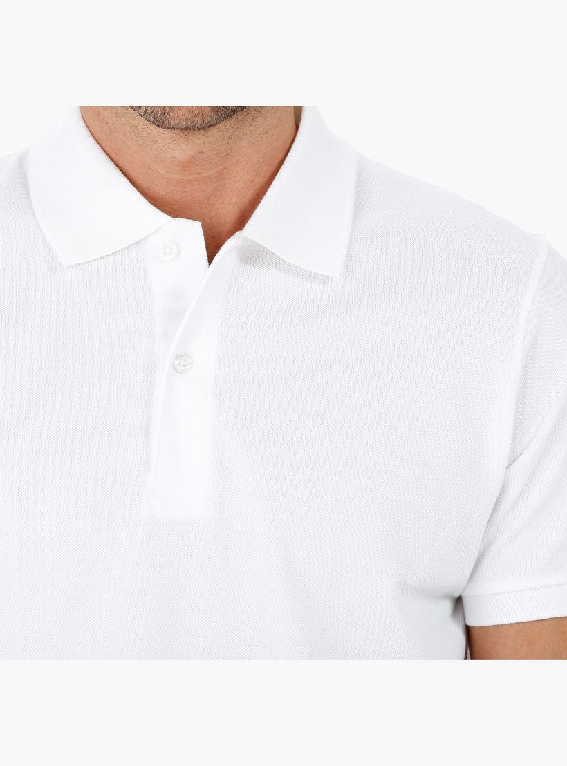 Pique Polo Neck T-shirt-men-clothing-tshirtsandpolos-polos-image-4
