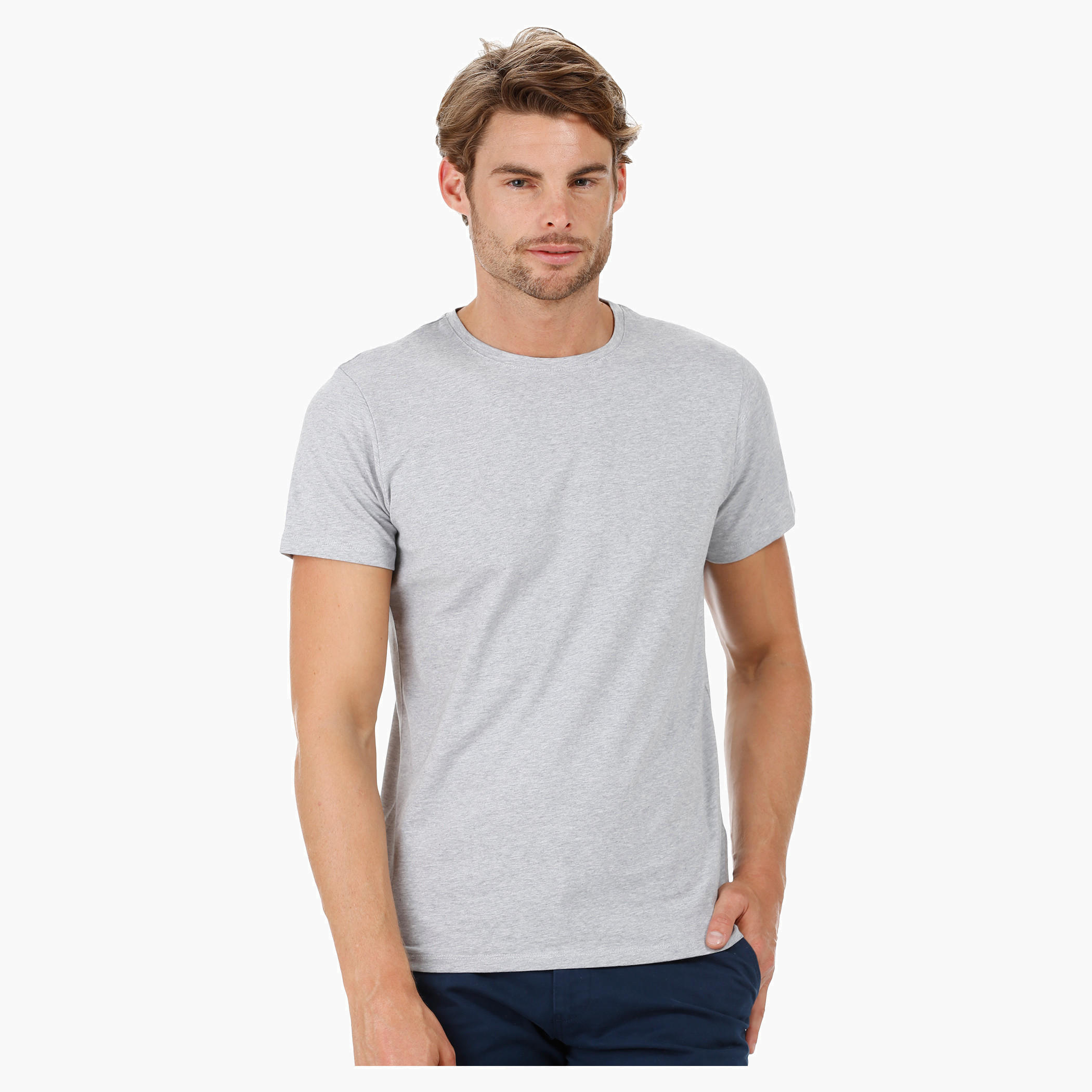 Short-sleeved Crew-neck T-shirt-men-clothing-tshirtsandpolos-tshirts-image-1
