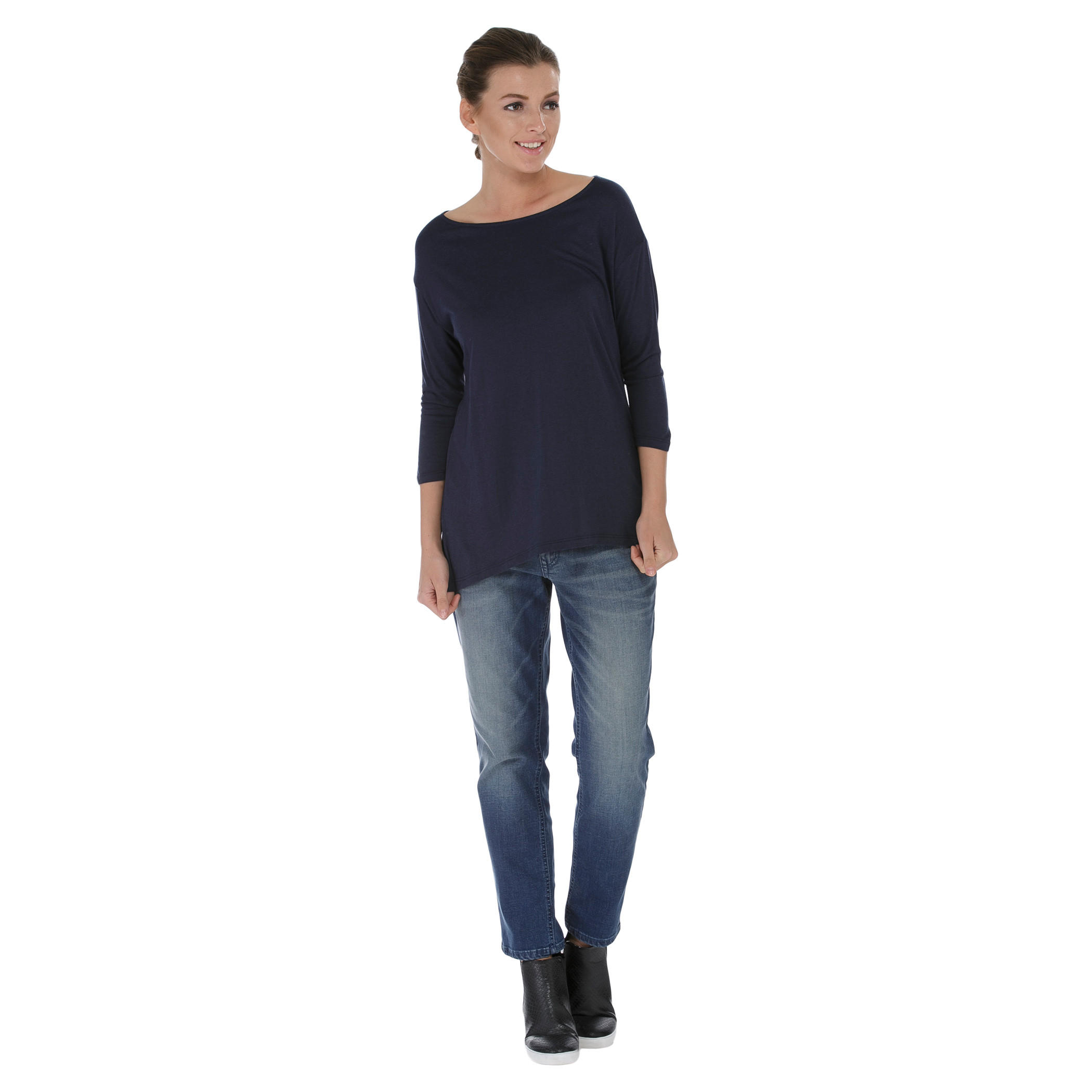 Solid Colour Top-women-clothing-shirtsandblouses-blouses-image-1