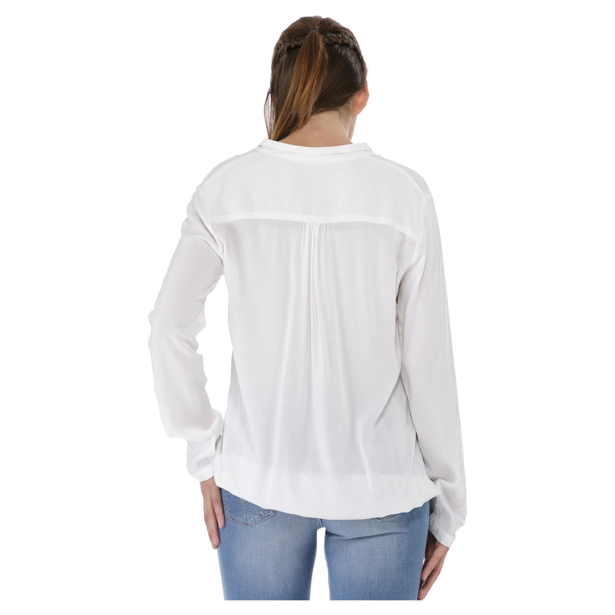 Solid Colour Top-women-clothing-shirtsandblouses-blouses-image-2