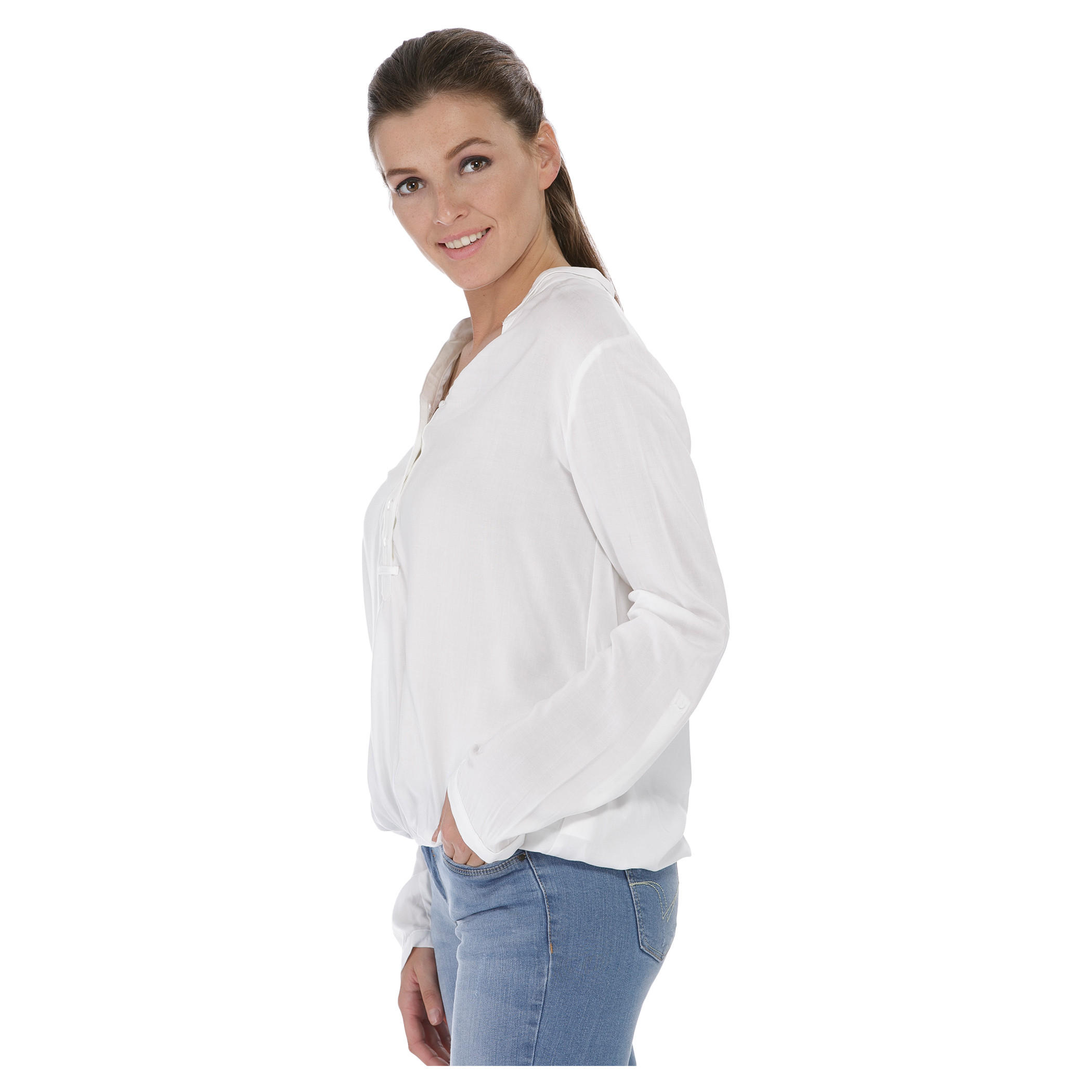 Solid Colour Top-women-clothing-shirtsandblouses-blouses-image-3