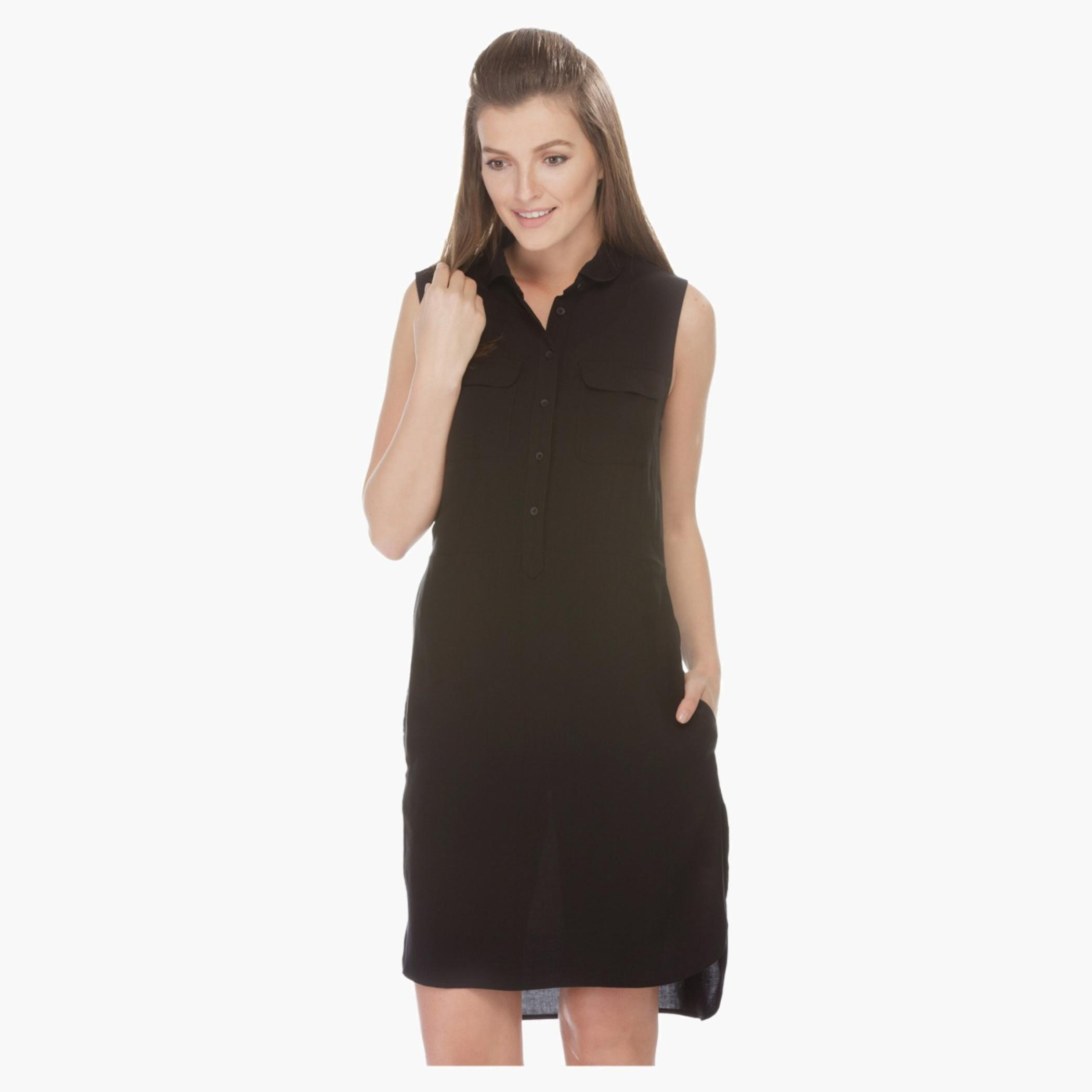 Sleeveless Shirt Dress-women-clothing-dresses-image-6