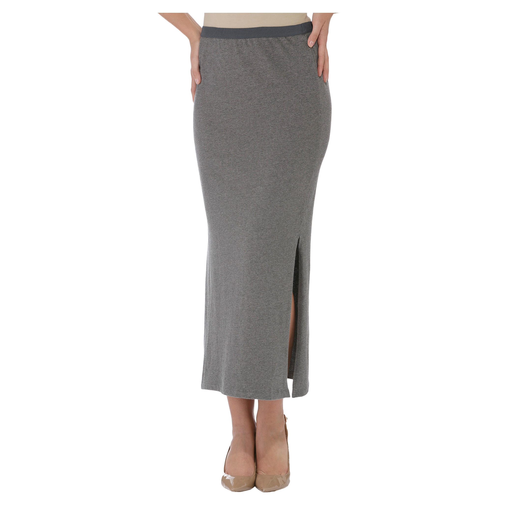 Solid Colour Skirt-women-clothing-bottoms-skirts-image-1
