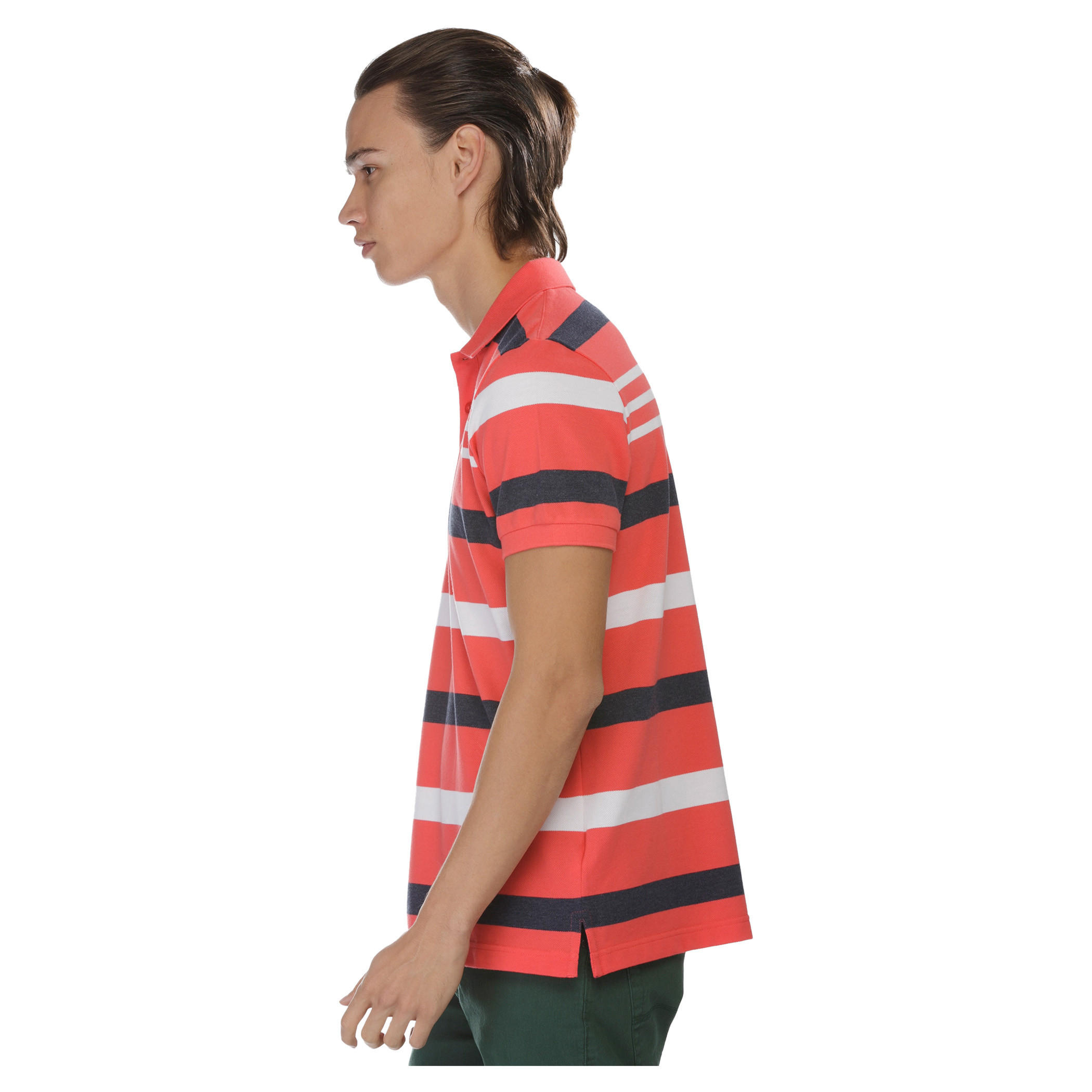 Striped Polo Neck T-shirt-men-clothing-tshirtsandpolos-polos-image-3