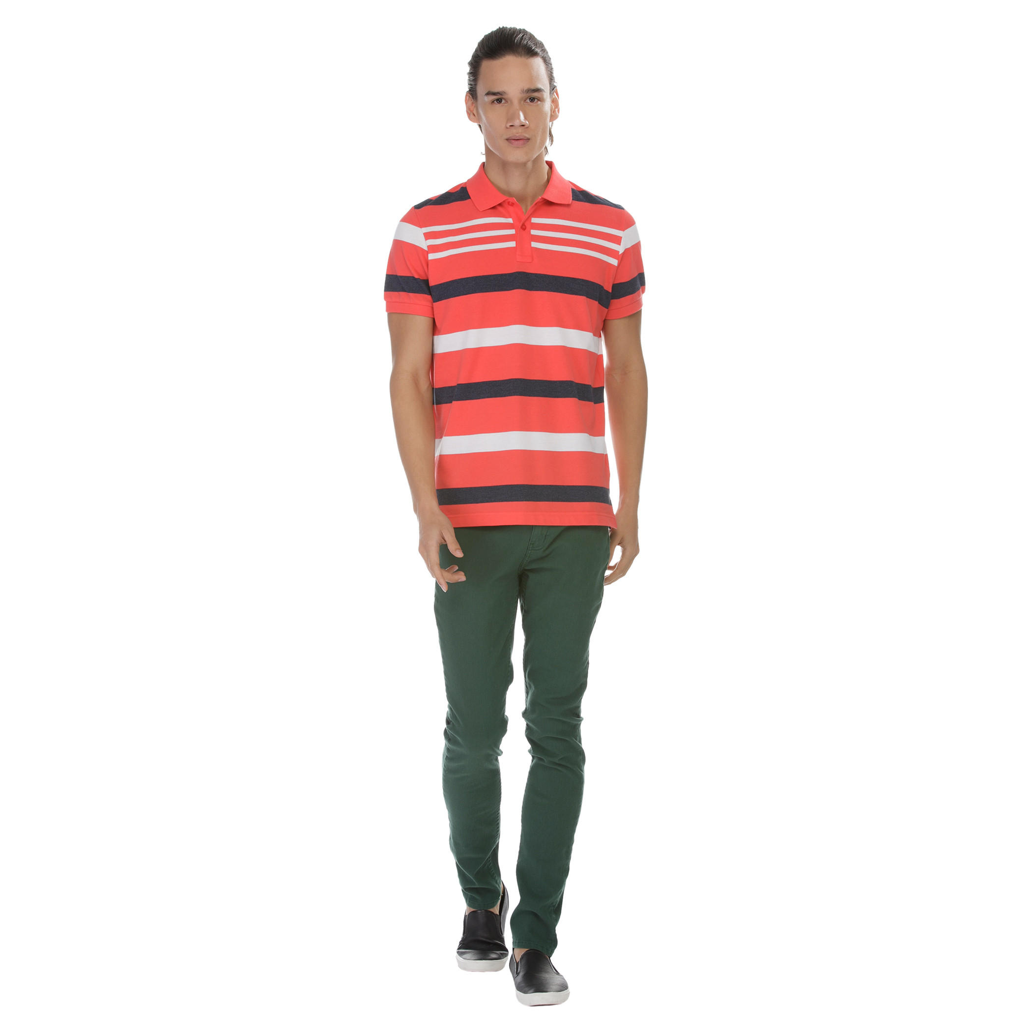 Striped Polo Neck T-shirt-men-clothing-tshirtsandpolos-polos-image-5