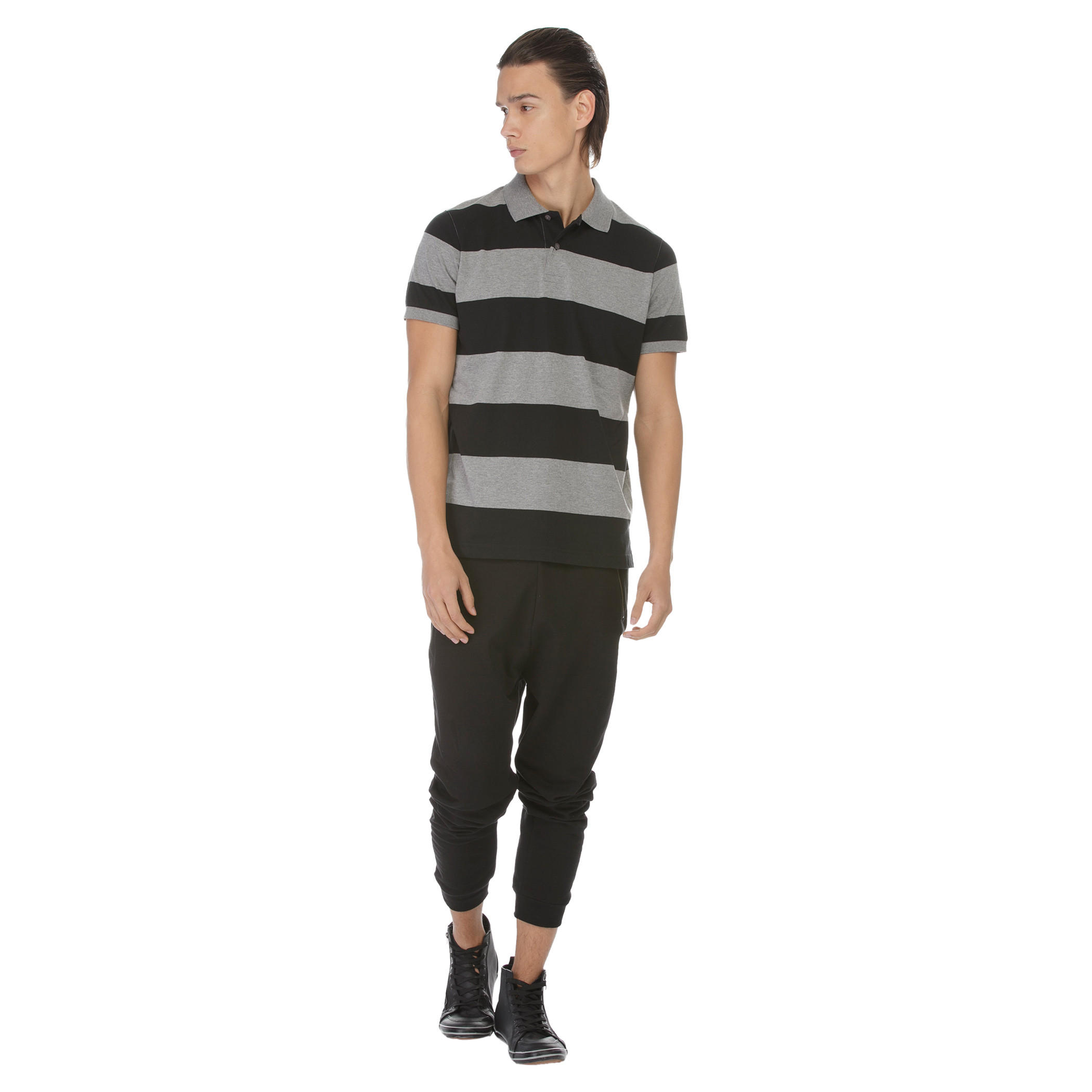 Striped Polo Neck T-shirt-men-clothing-tshirtsandpolos-polos-image-5