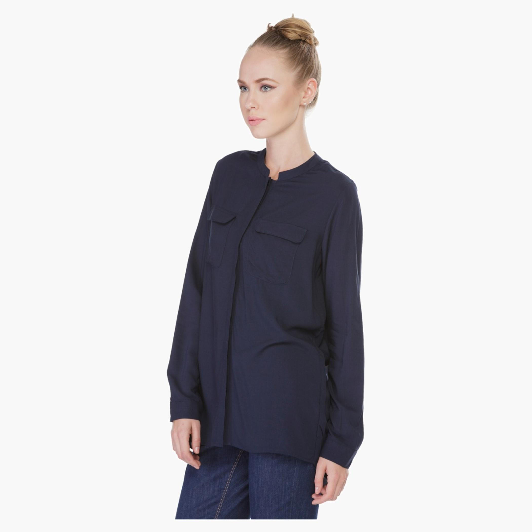 Solid Colour Shirt-women-clothing-shirtsandblouses-blouses-image-3