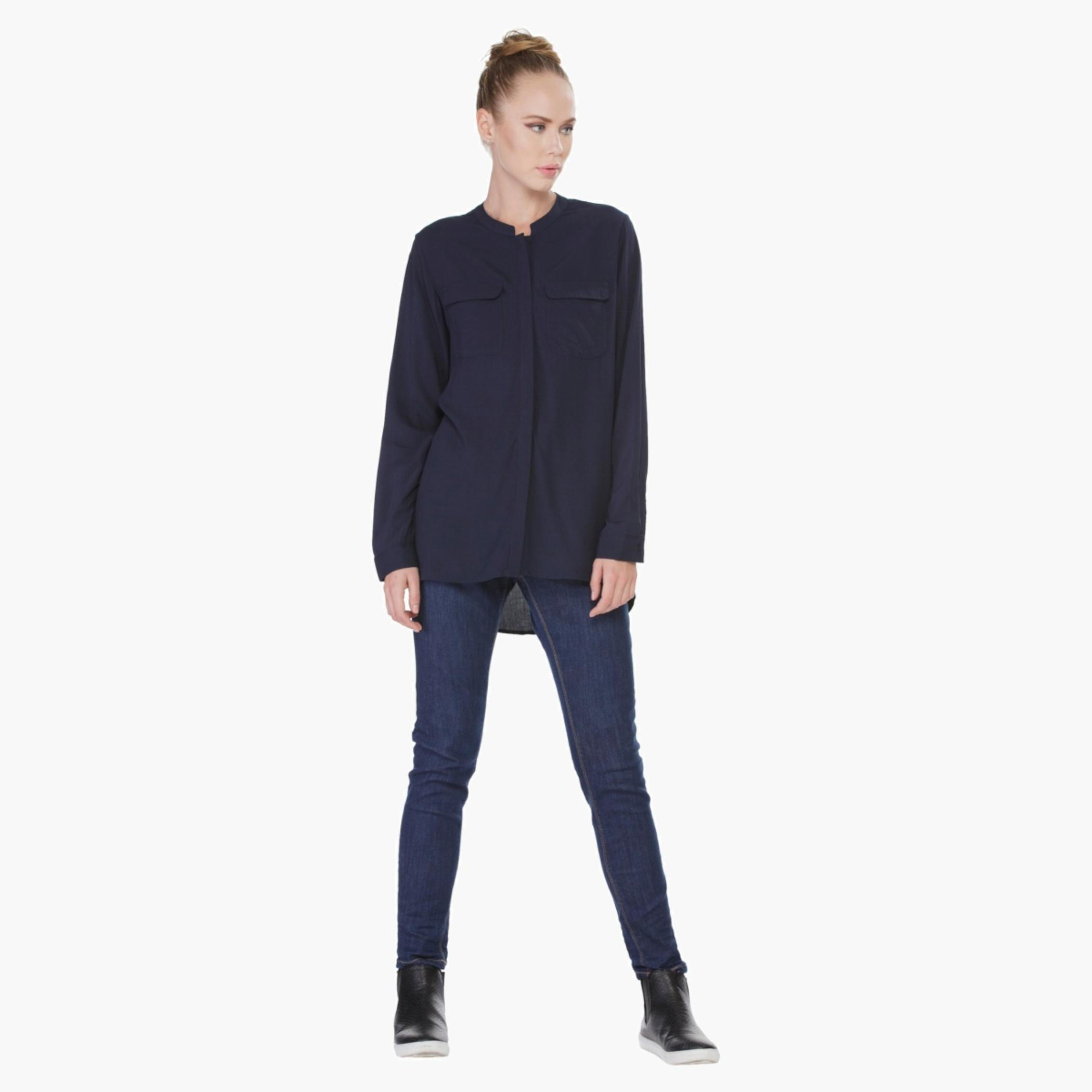 Solid Colour Shirt-women-clothing-shirtsandblouses-blouses-image-1