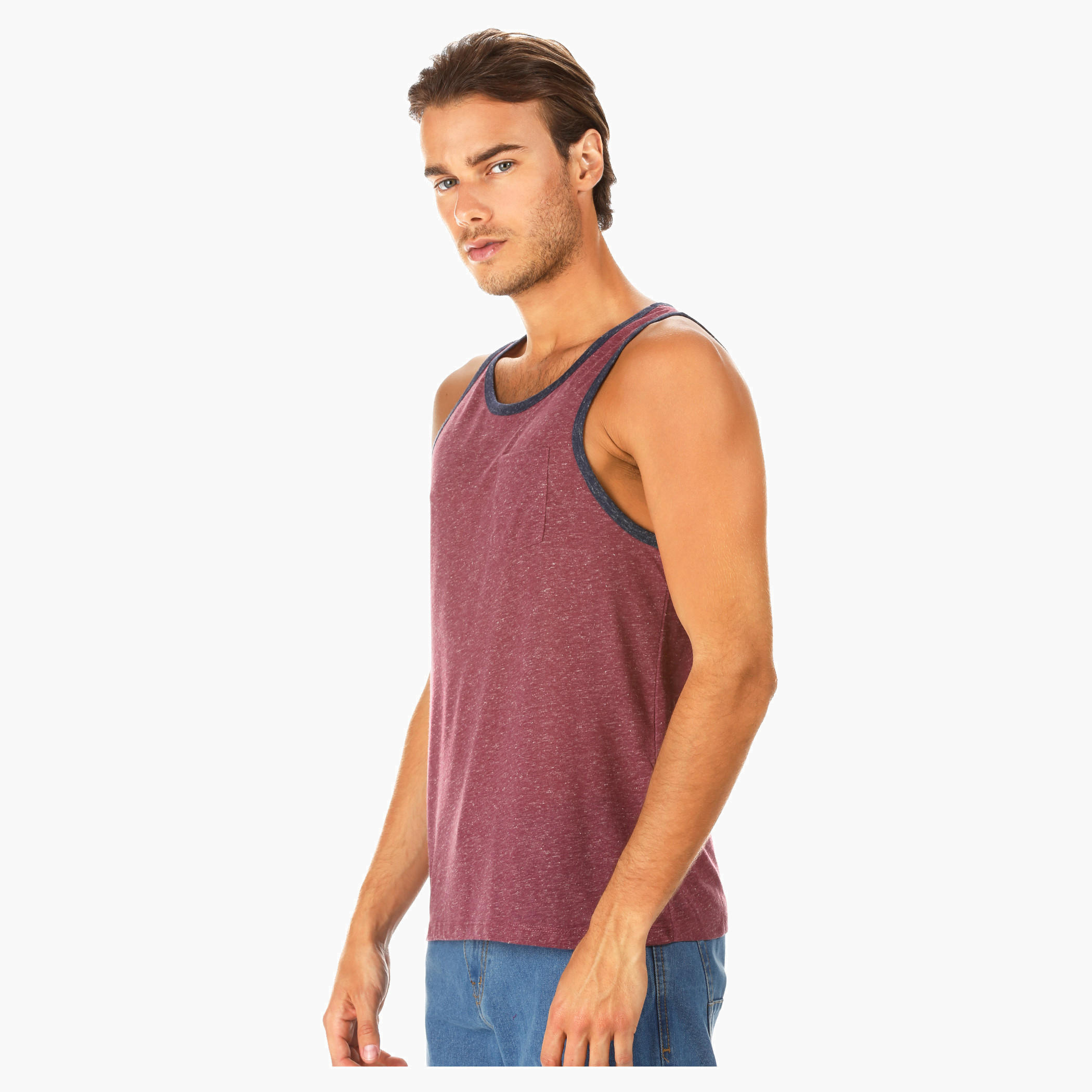 Melange Sleeveless T-shirt-men-clothing-tshirtsandpolos-vests-image-13