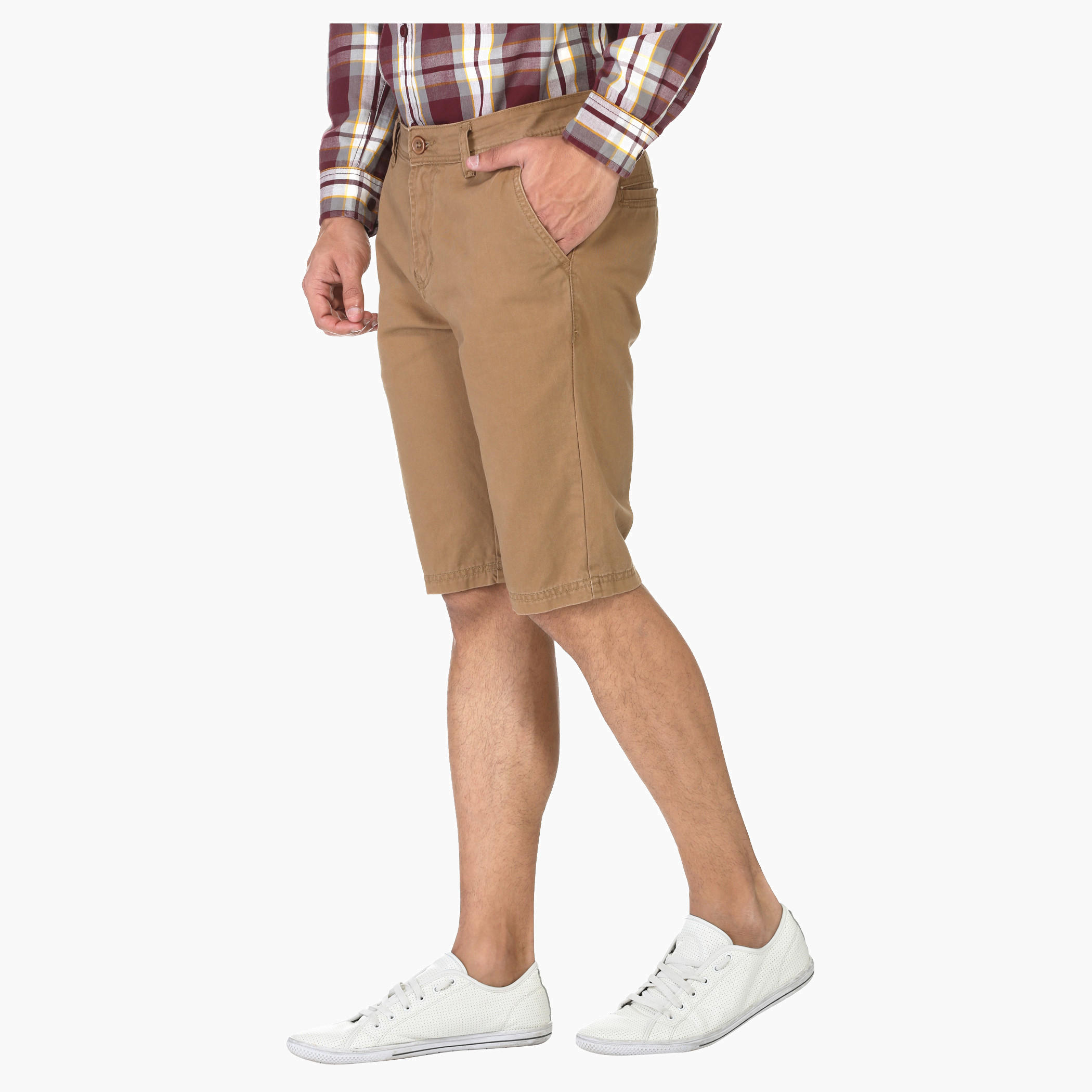 Solid Colour Shorts-men-clothing-bottoms-shorts-image-3