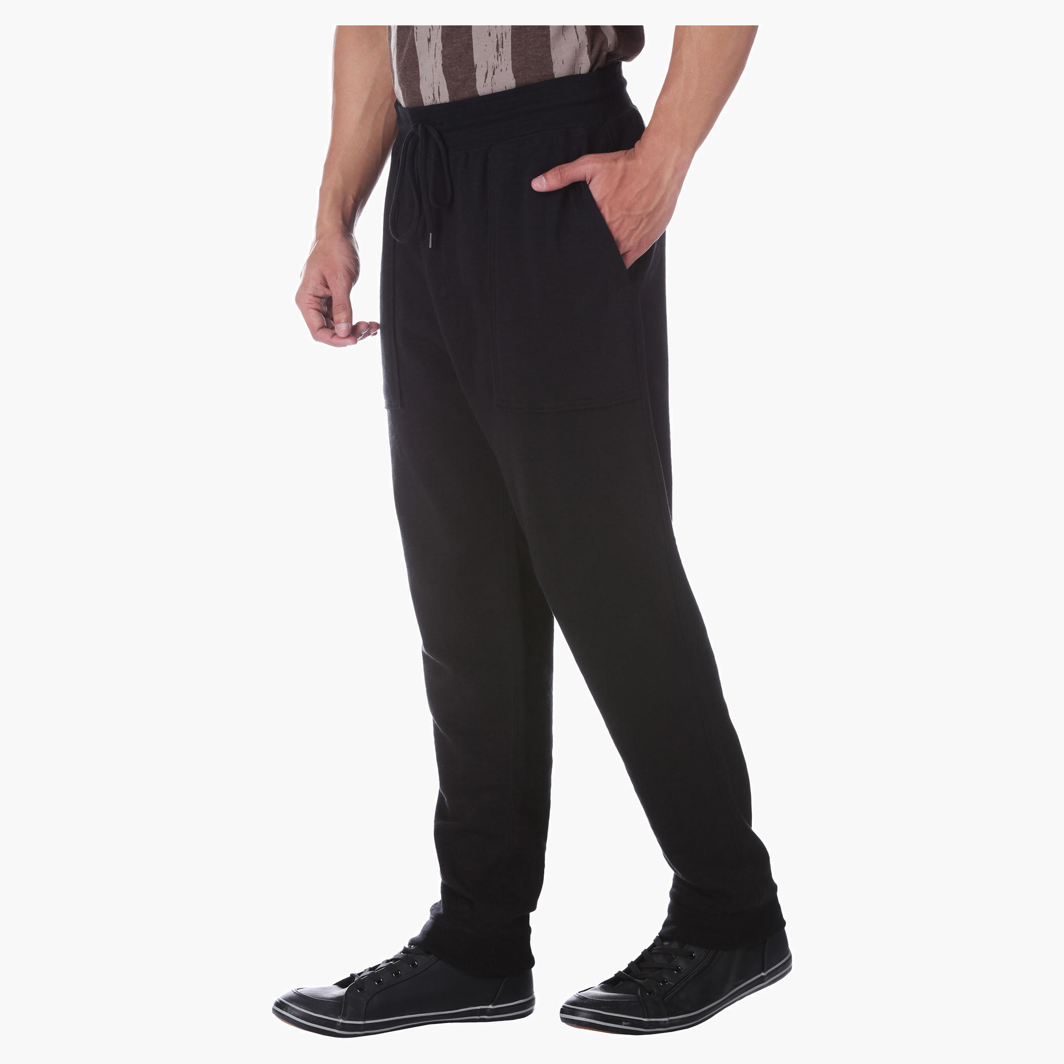 Solid Colour Jog Pants-men-clothing-bottoms-joggers-image-3